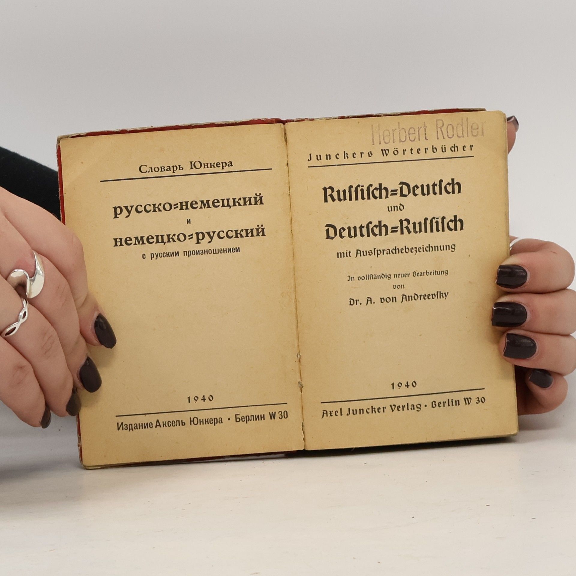 Herbert Rodle Russisch-Deutsch und Deutsch-Russisch