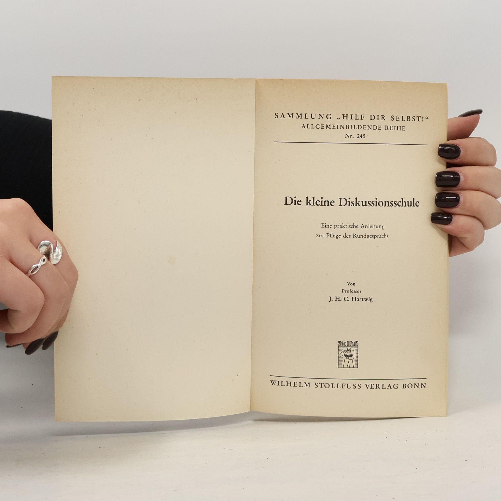J.H.C. Hartwig Die kleine Diskussionsschule