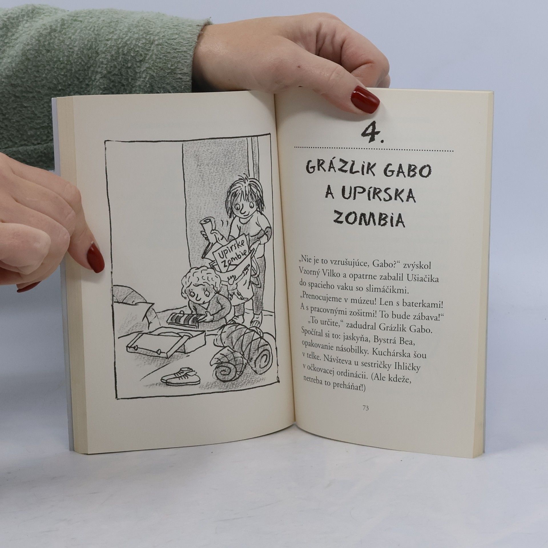 Francesca Simon Grázlik Gabo a upírska zombia