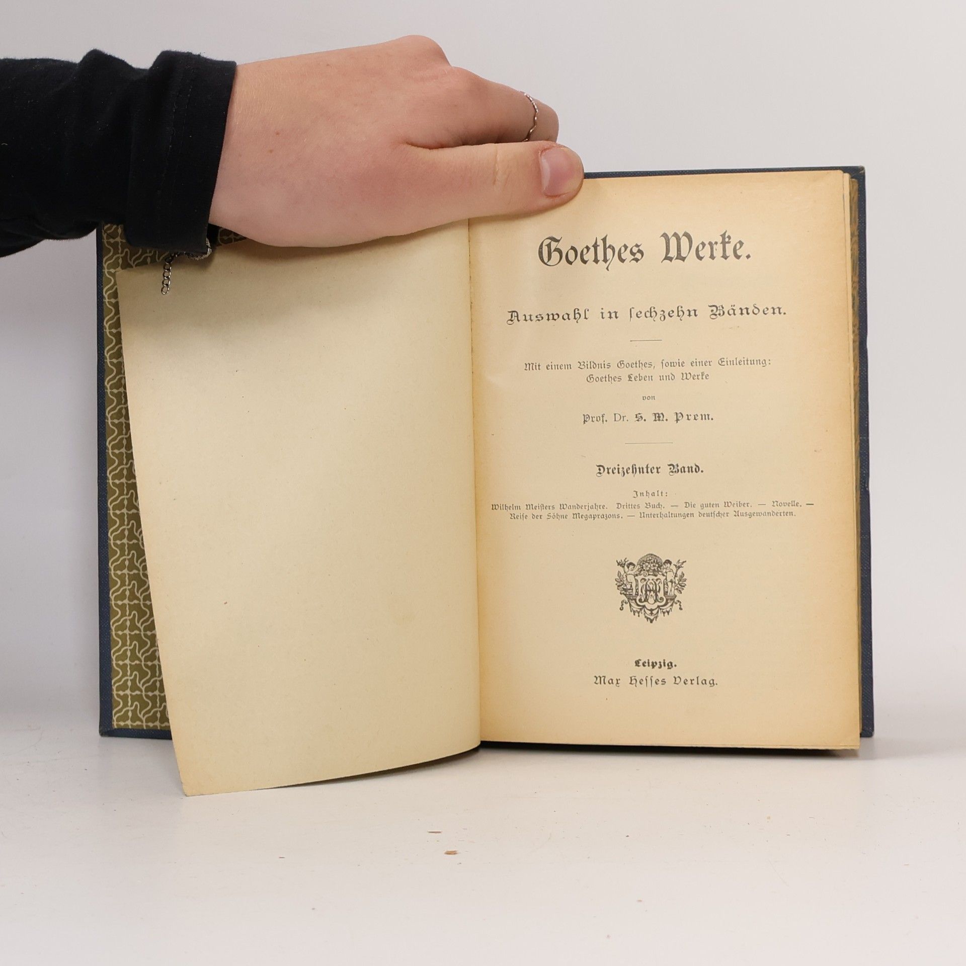 Johann Wolfgang von Goethe Goethes Werke 13. - 16. Band