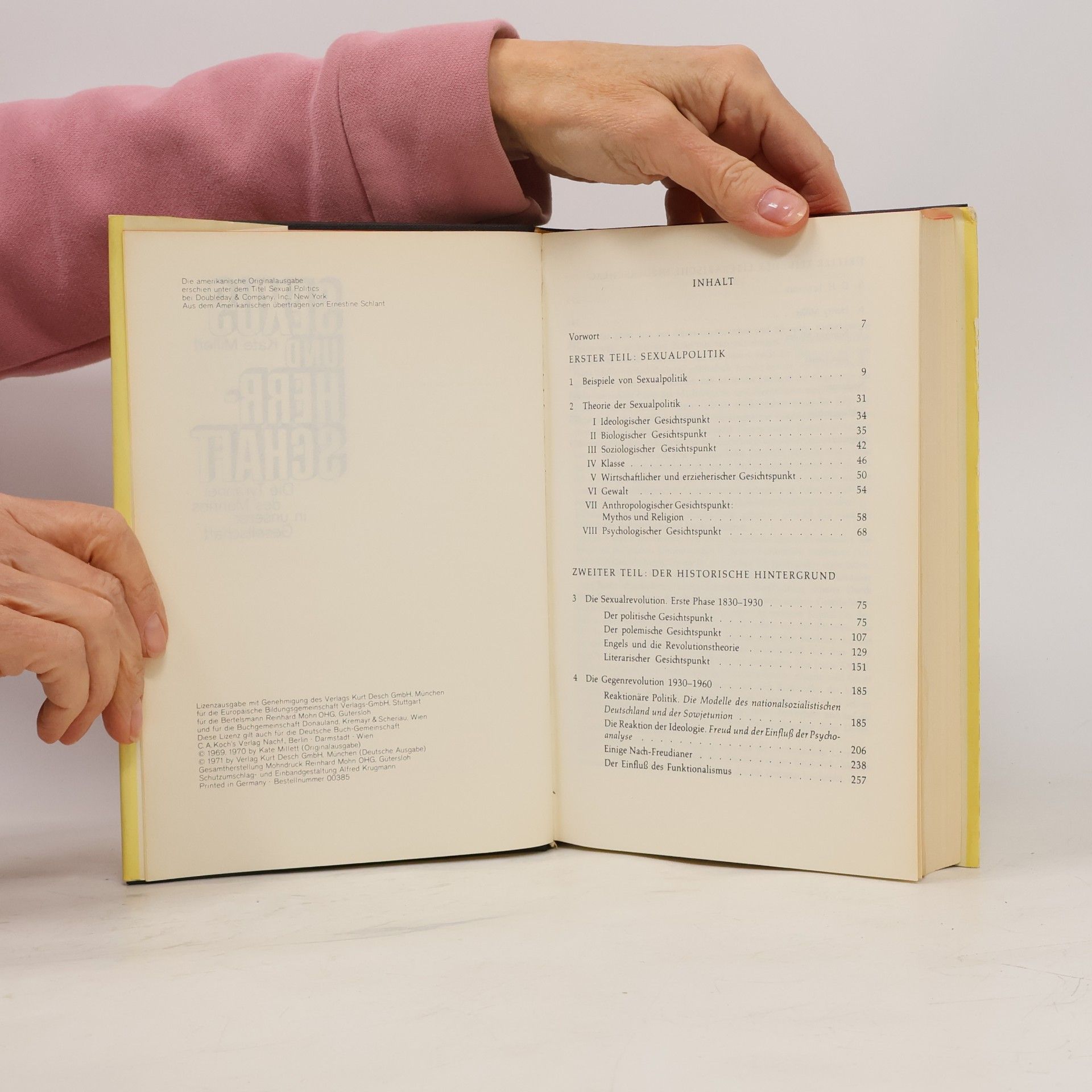 Kate Millett Sexus und Herrschaft