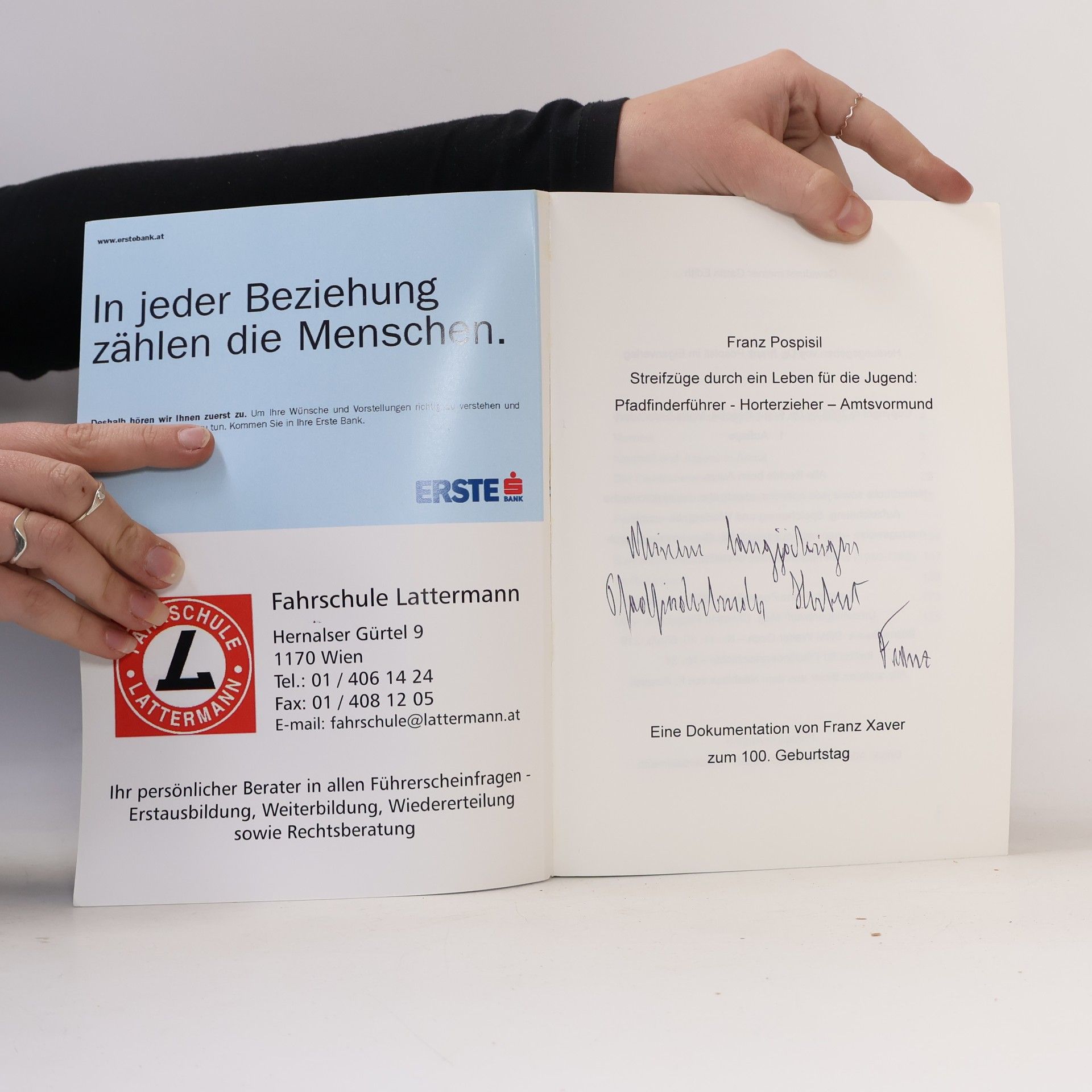 Franz Pospisil Ein Streifzug durch ein Leben für die Jugend