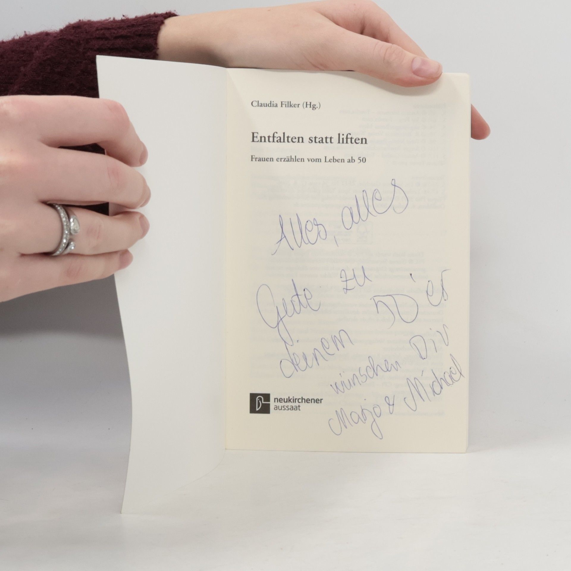 Claudia Filker Entfalten statt liften