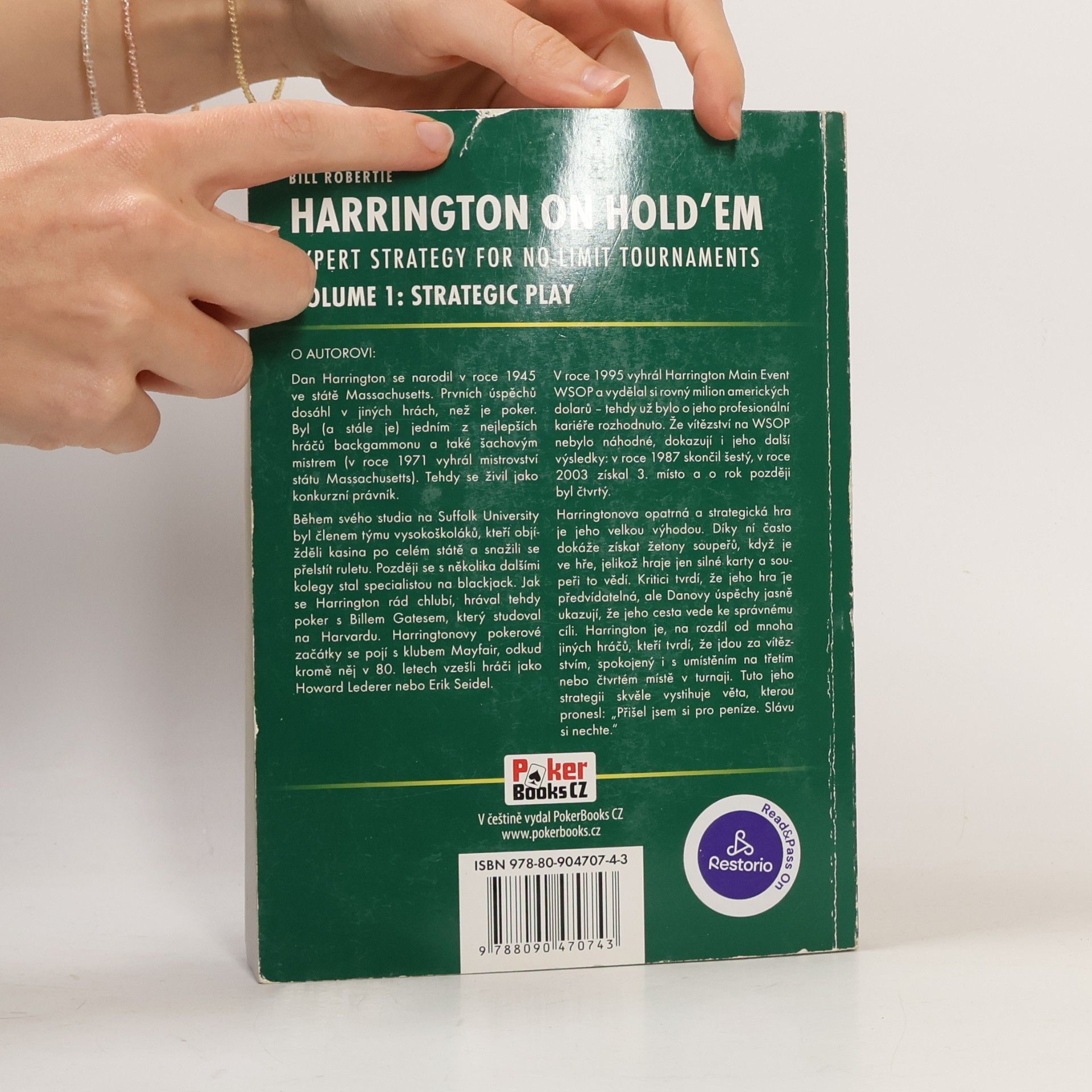 Dan Harrington Harrington on Hold'em. strategie pro hold'em turnaje