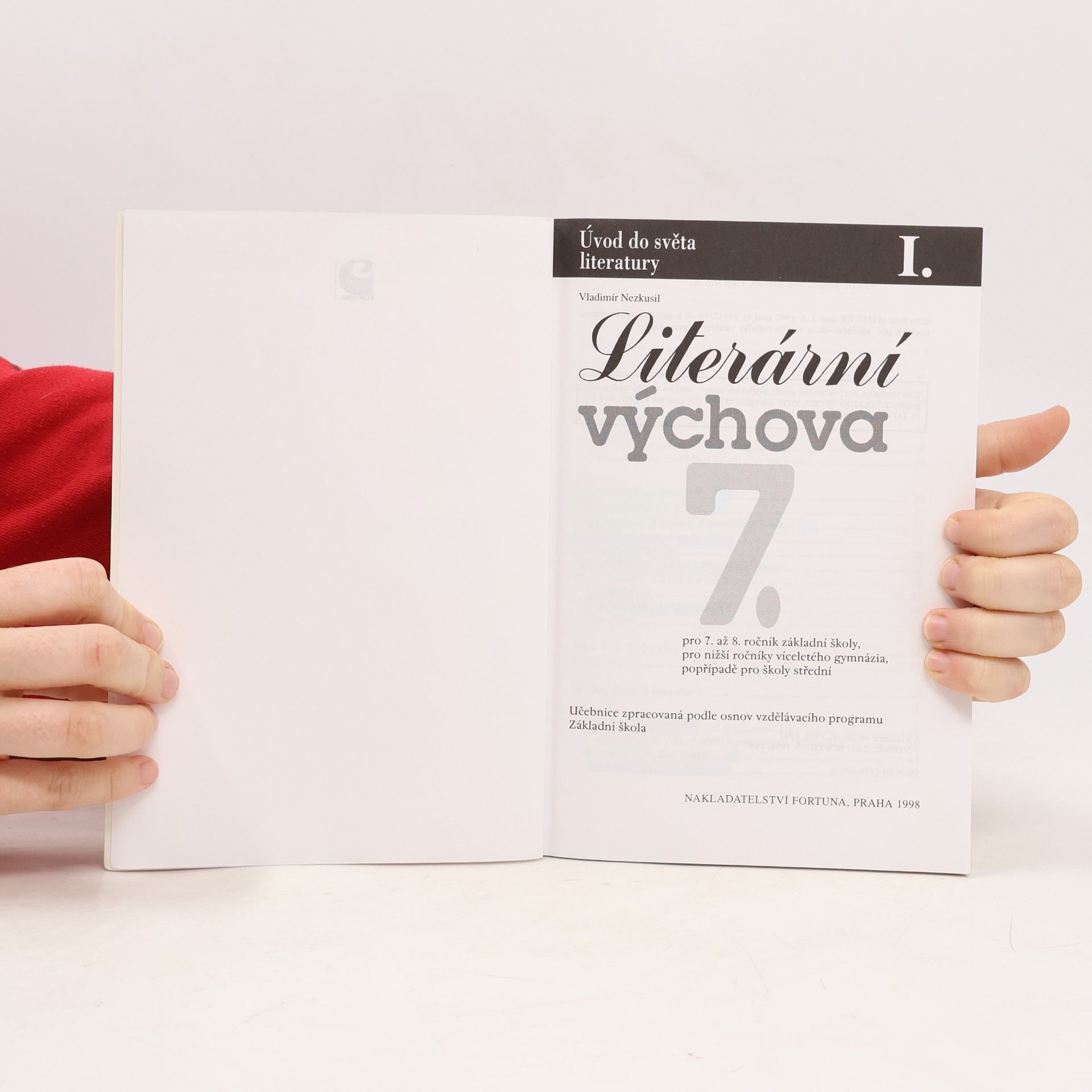 Vladimír Nezkusil Literární výchova 7