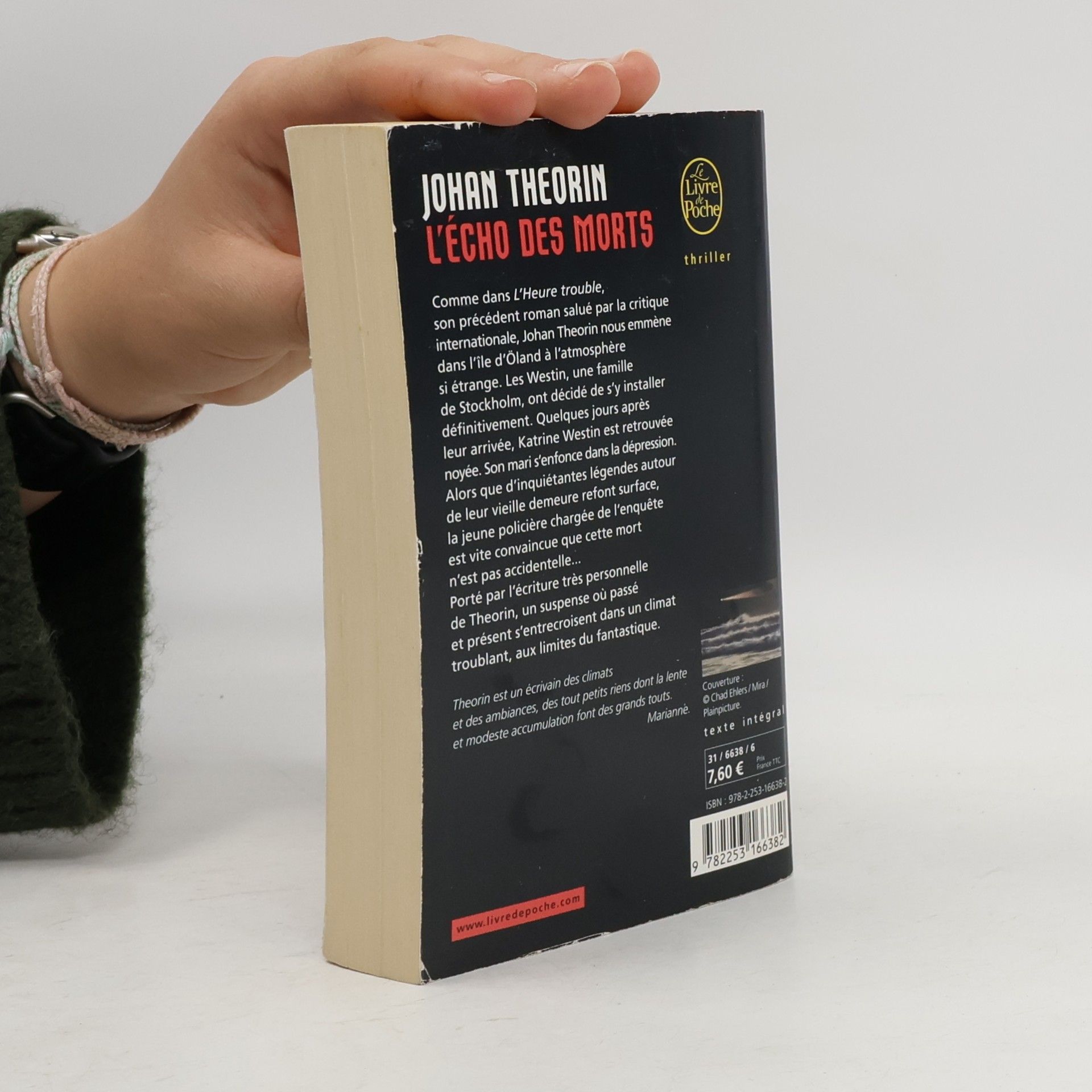 Johan Theorin Le Livre de Poche: L'écho des morts