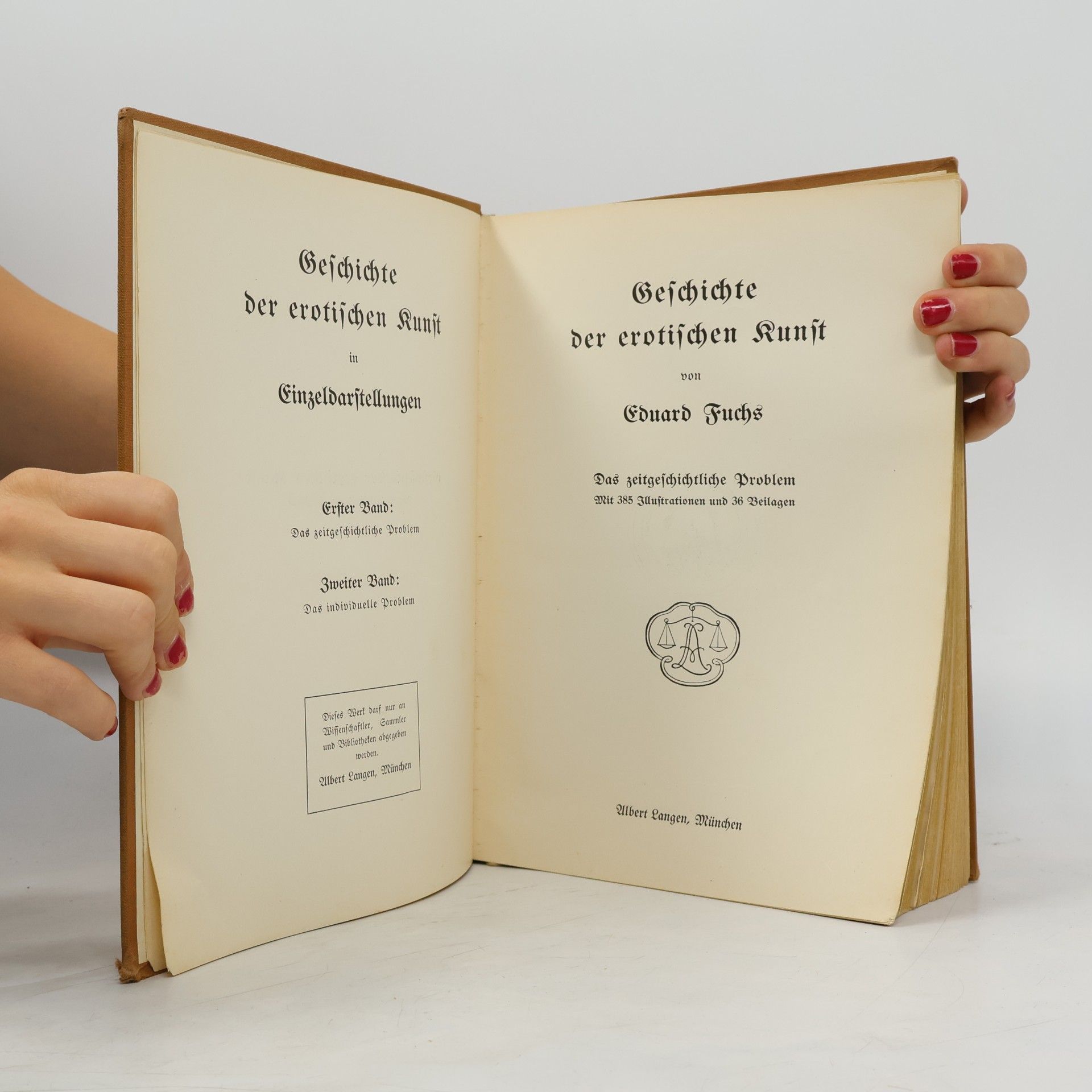 Eduard Fuchs Geschichte der erotischen Kunst