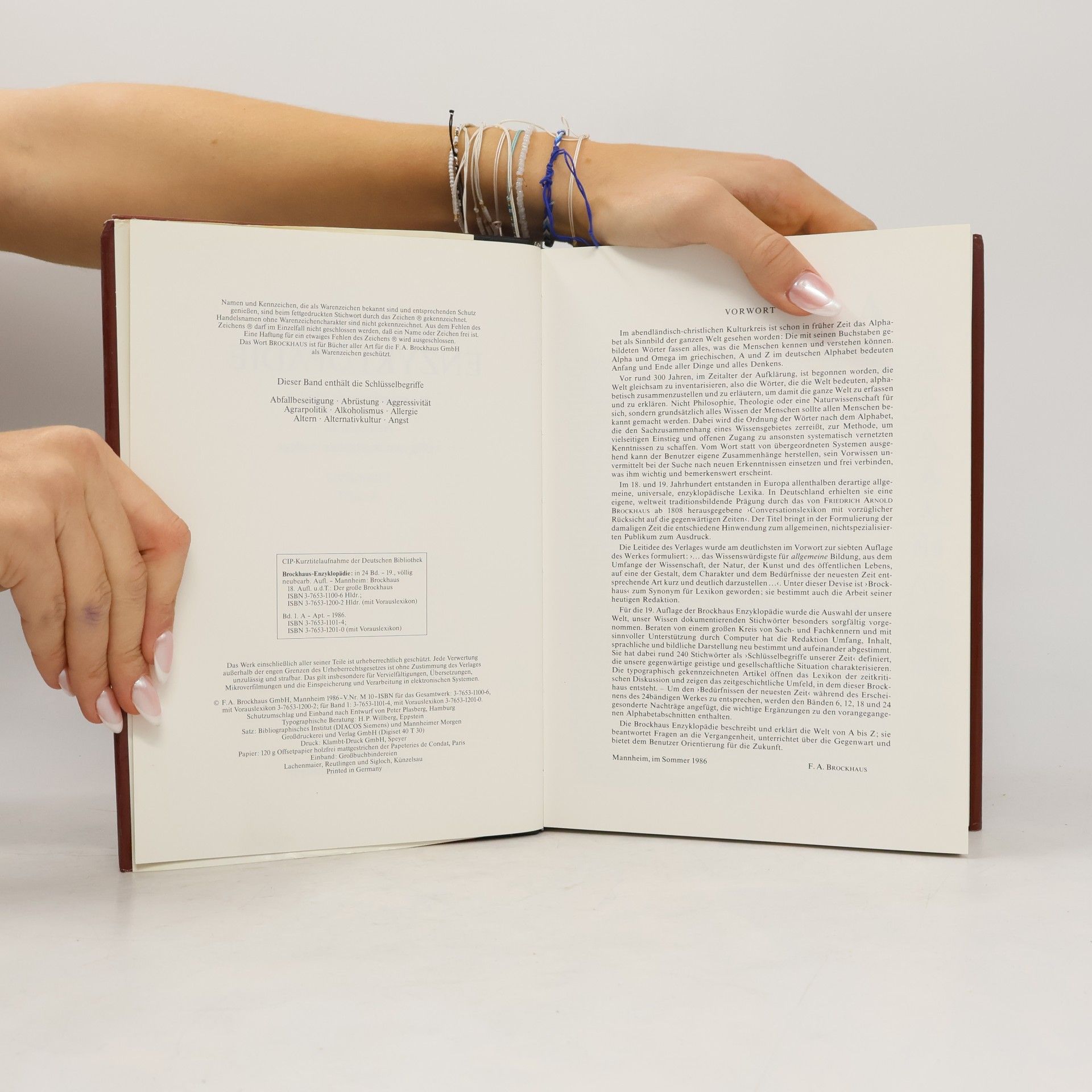 Various authors Brockhaus Enzyklopädie 1. A-APT