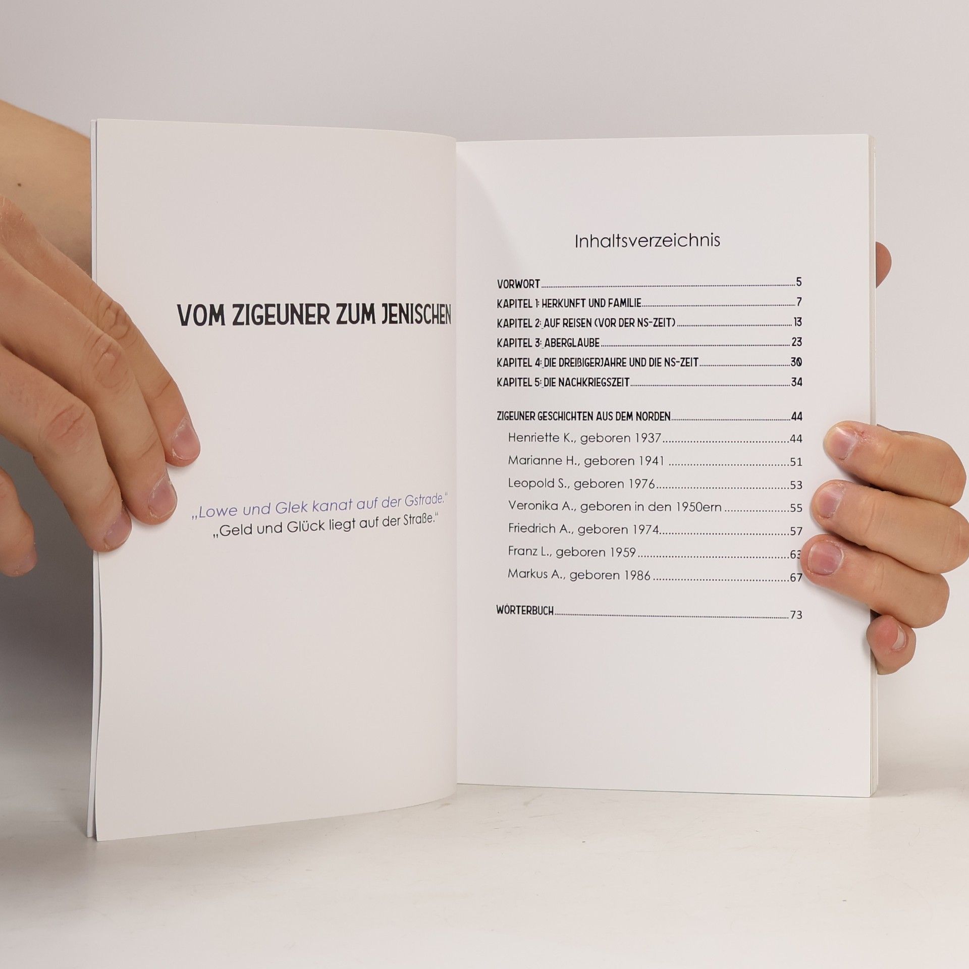 Josl, Markus Vom Zigeuner zum Jenischen