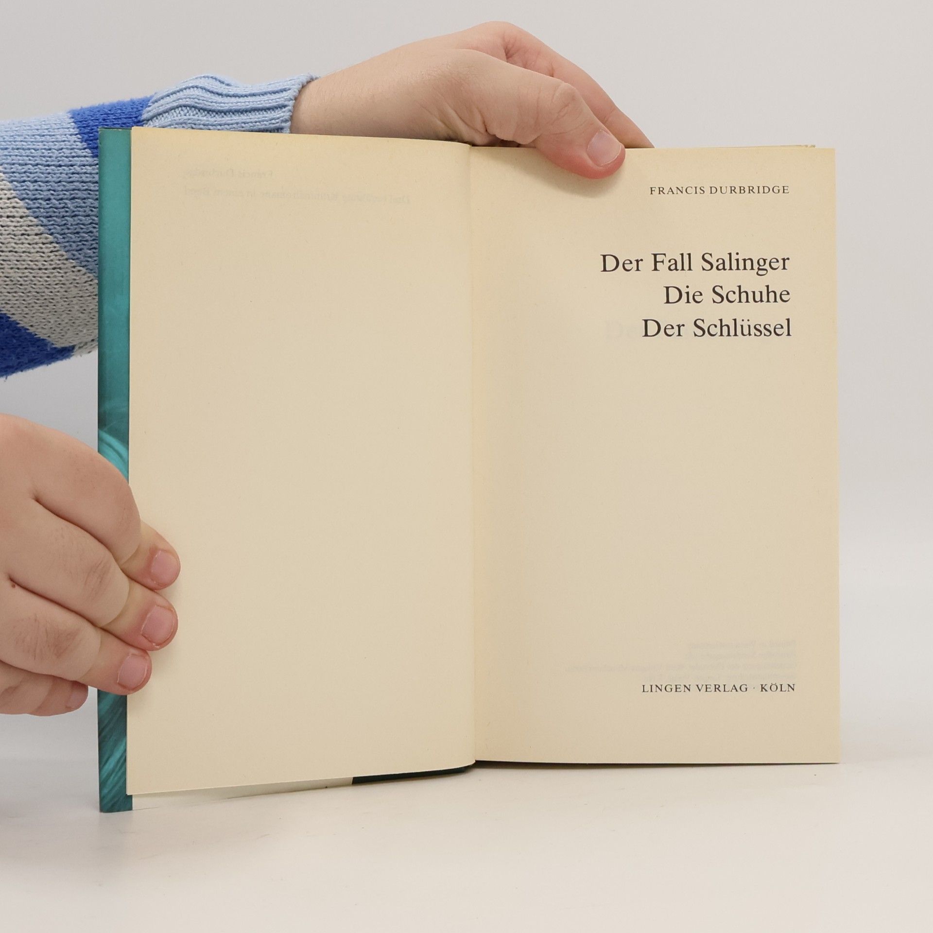 Francis Durbridge Der Fall Salinger. Die Schuhe. Der Schlüssel