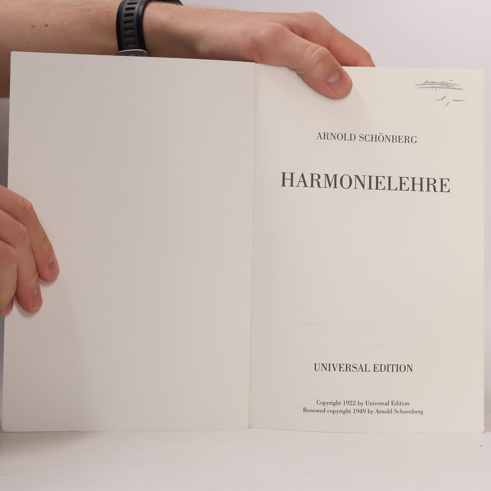 Arnold Schönberg Harmonielehre