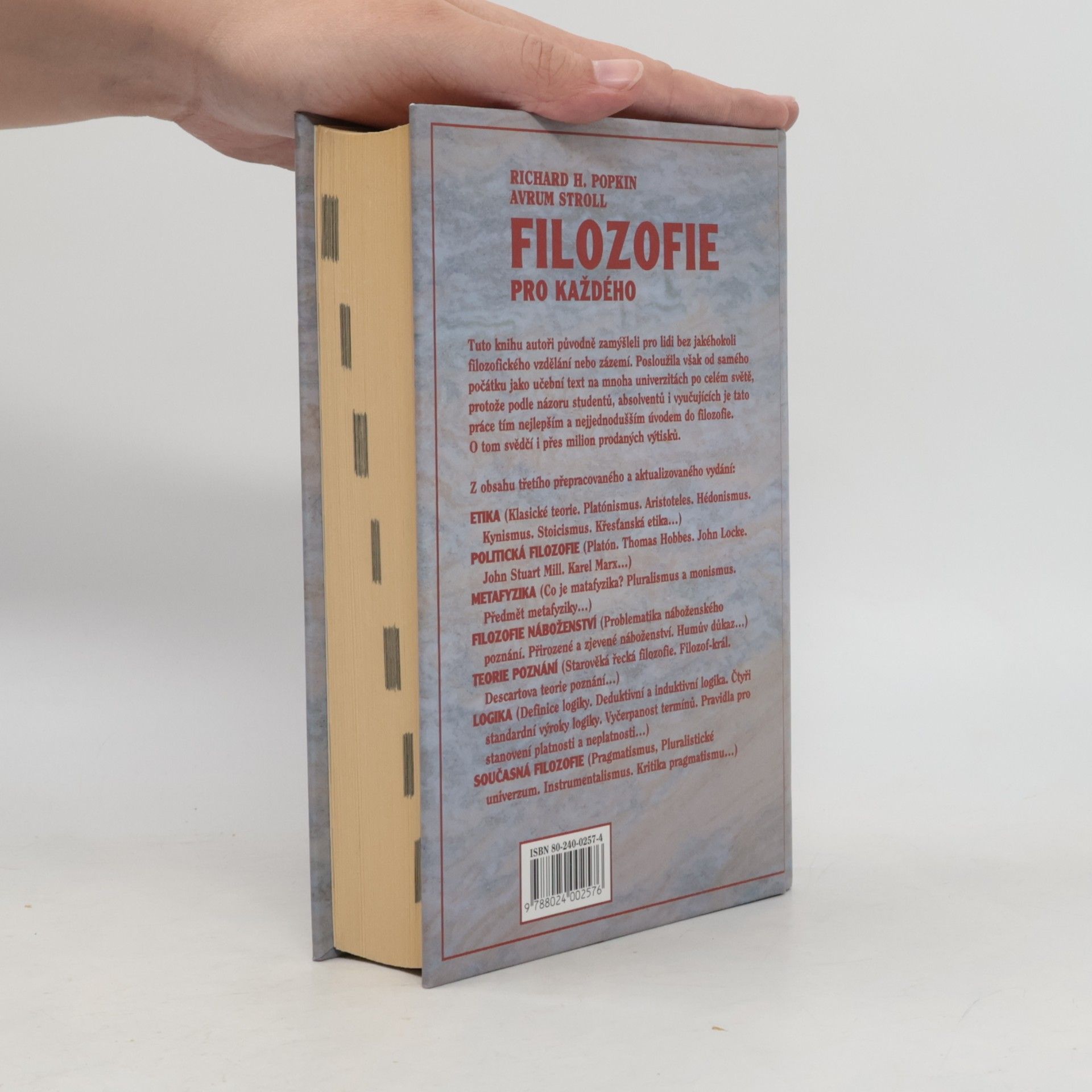 Richard H. Richard Henry Popkin Filozofie pro každého