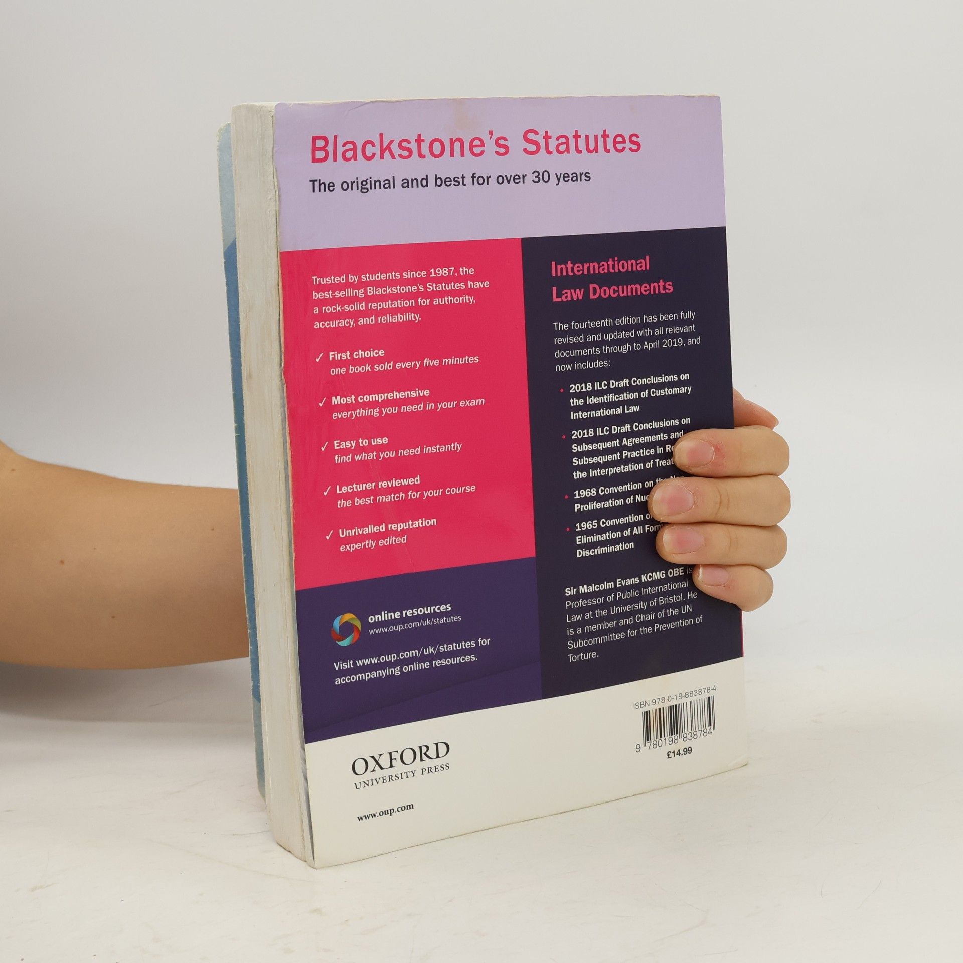 Oxford University Press Blackstone's International Law Documents