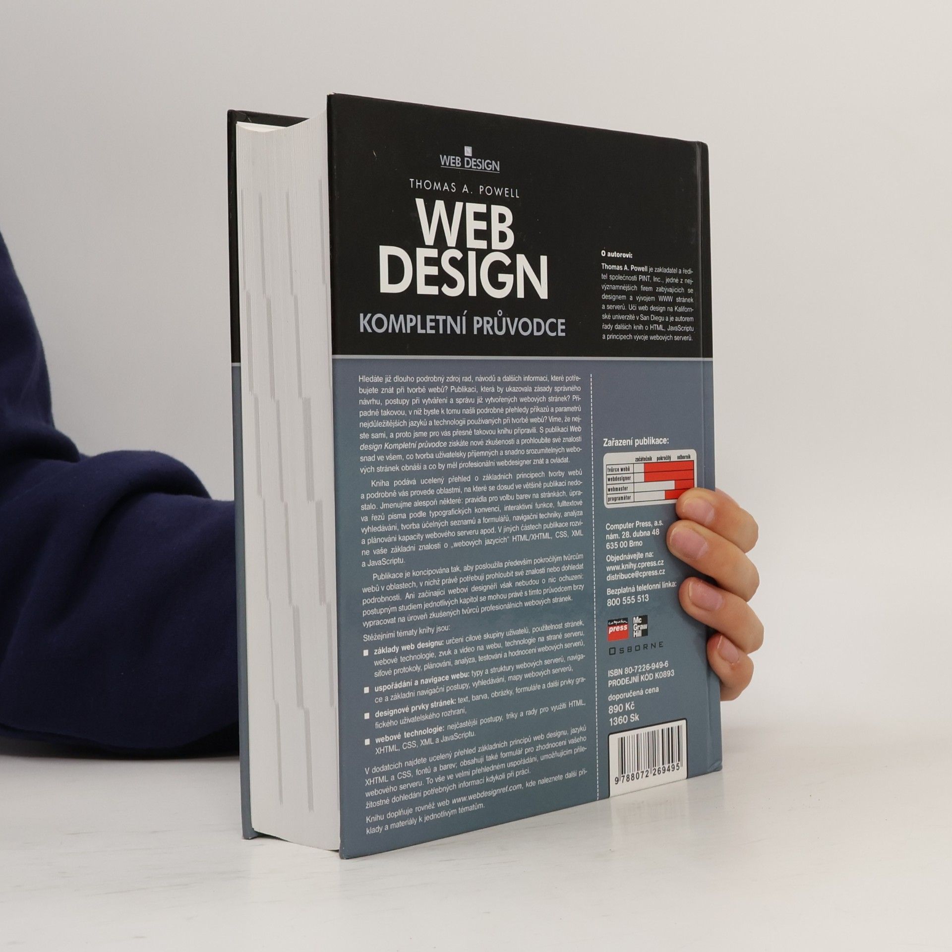Thomas A. Powell Web design. Kompletní průvodce