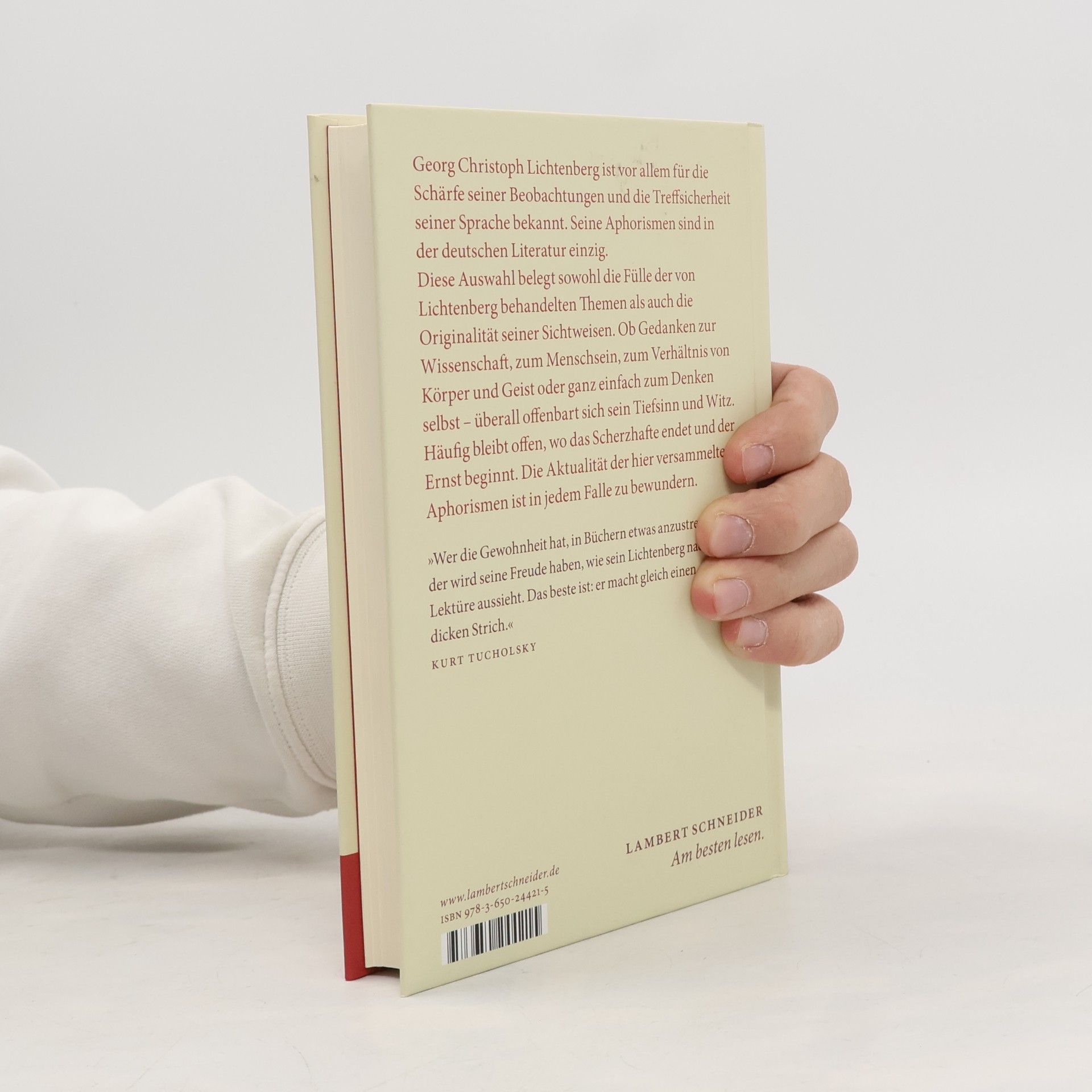 Georg Christoph Lichtenberg Aphorismen - Sudeleien - Sticheleien