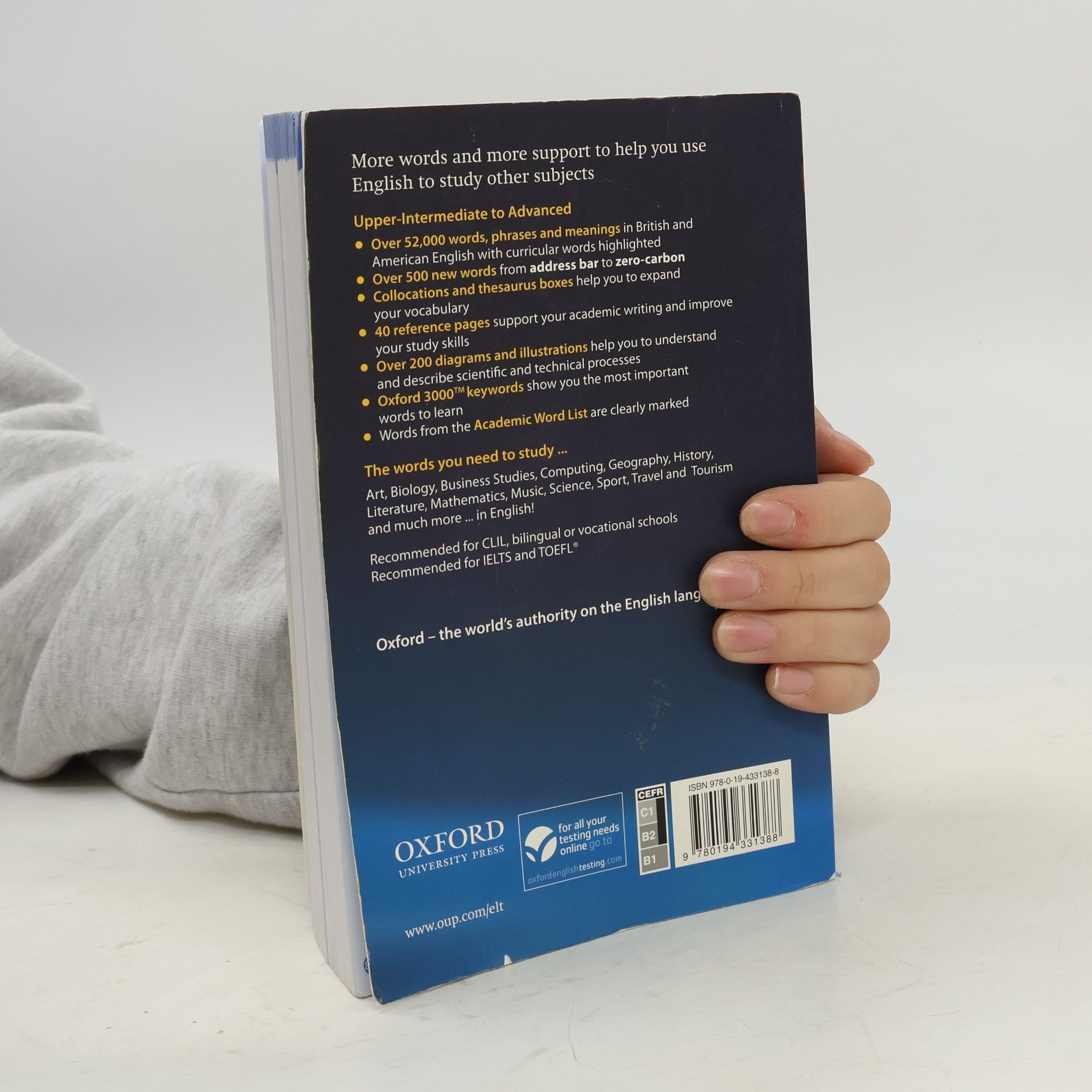 Various authors Oxford Student's Dictionary for learners using English to study other subjects