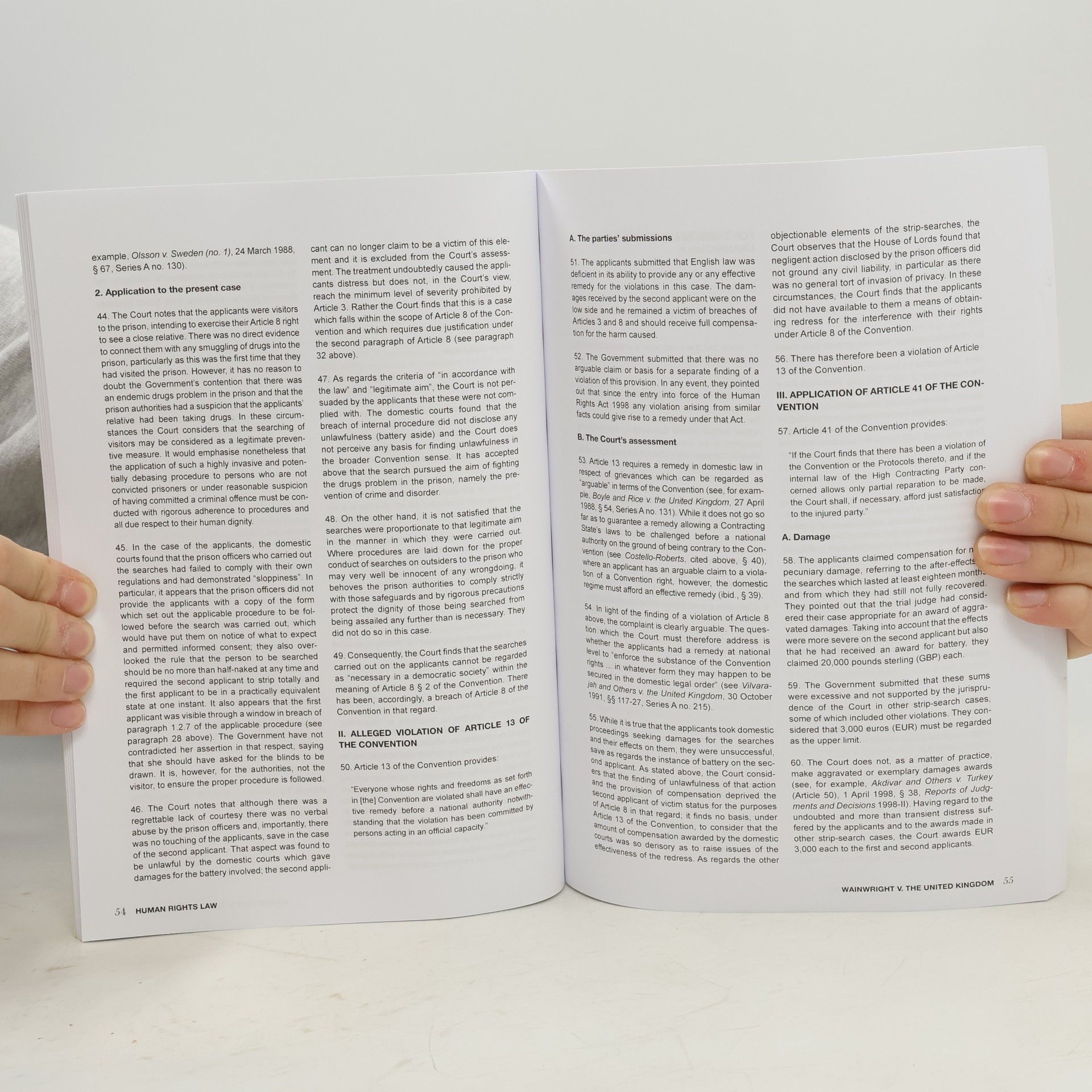 kolektiv The Hague University Law Collection – LAW/3104: Human Rights Law