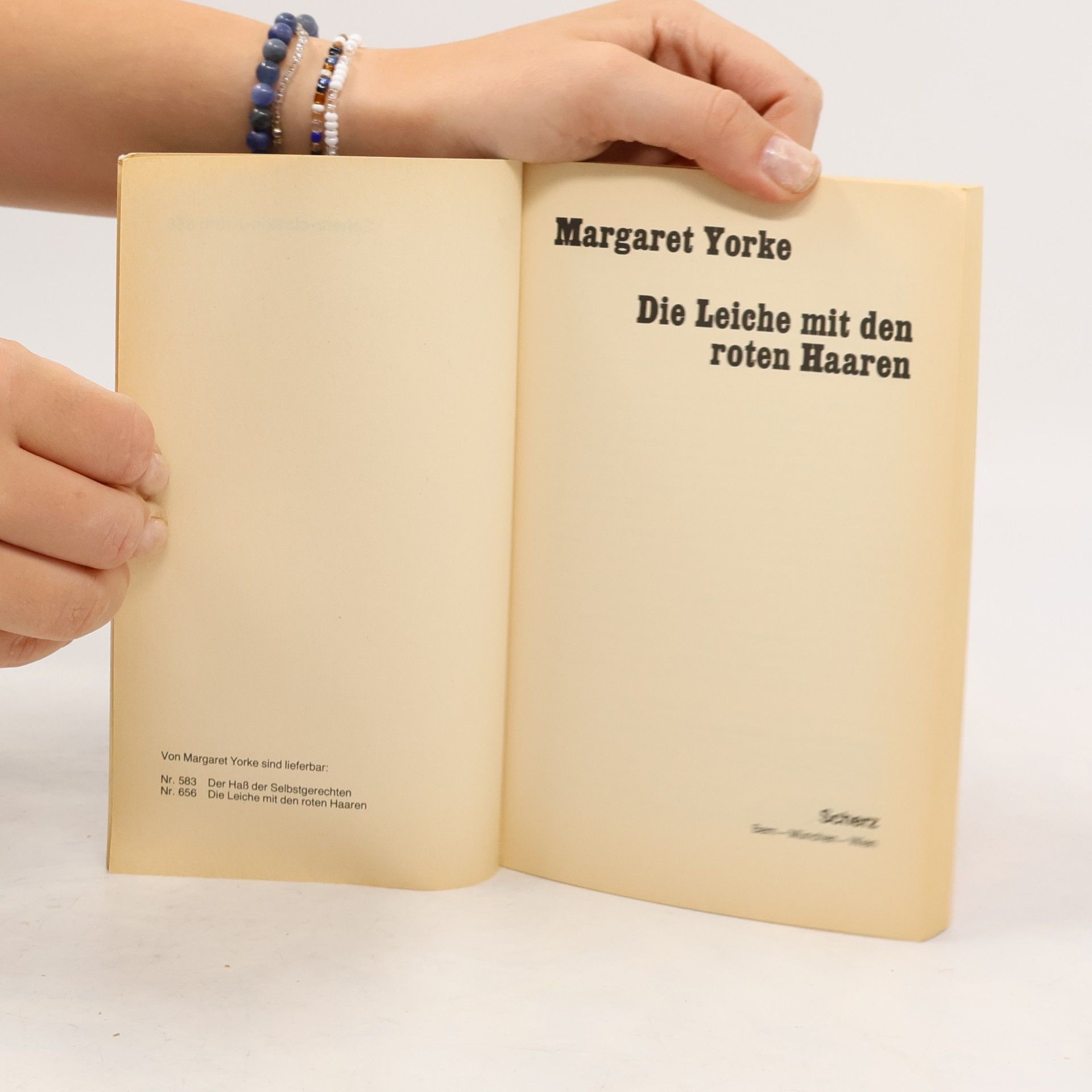 Margaret Yorke Die Leiche mit den roten Haaren
