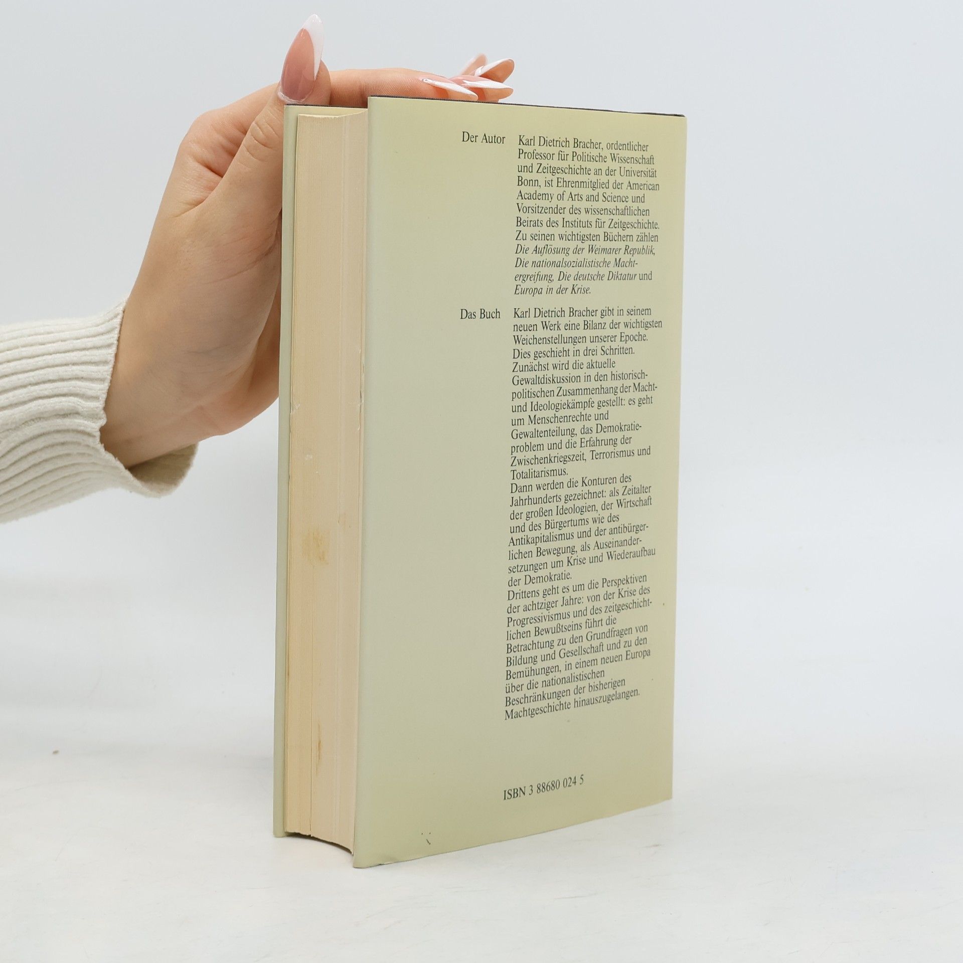 Karl-Dietrich Bracher Geschichte und Gewalt