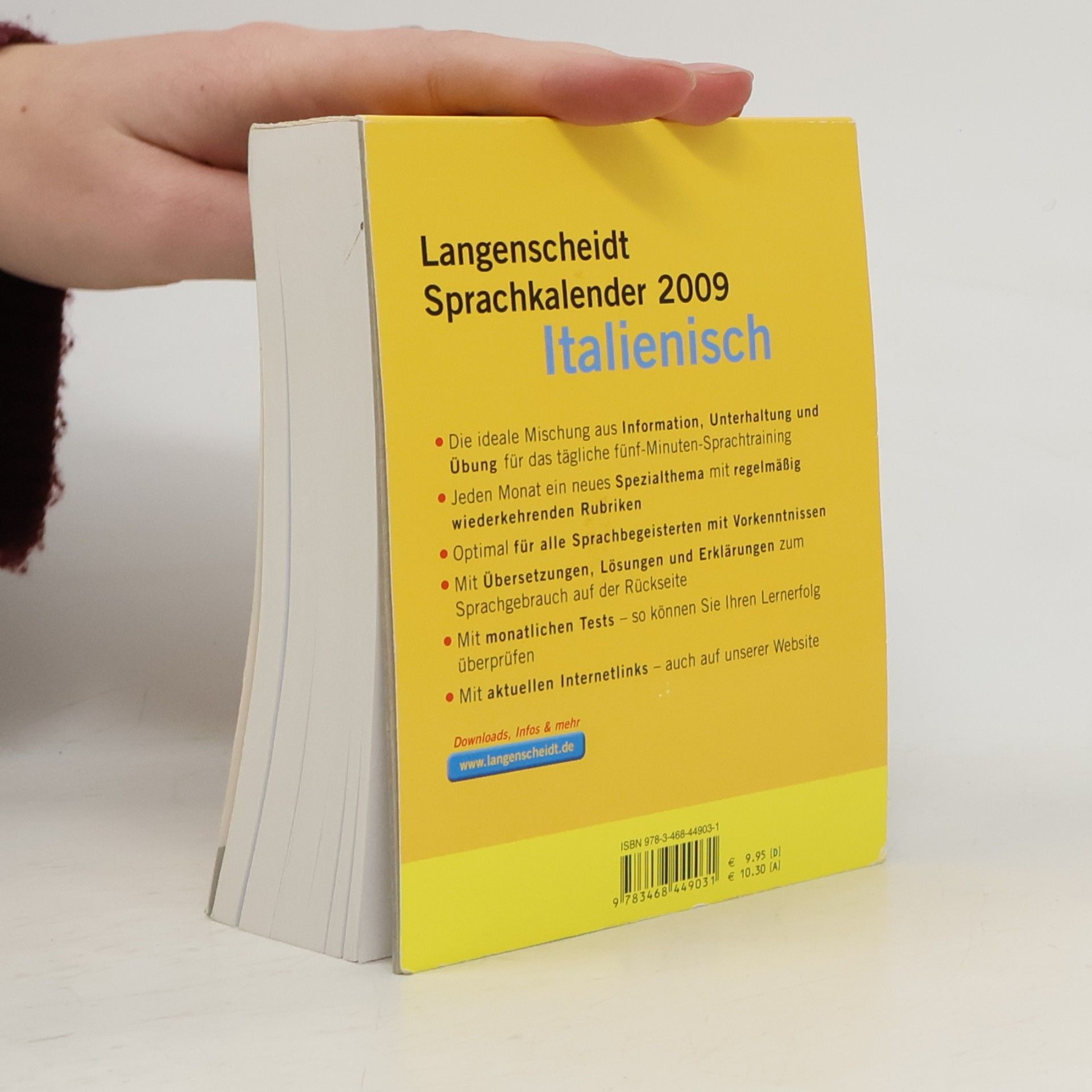 Autorenkollektiv Langenscheidt Sprachkalender Italienisch 2009