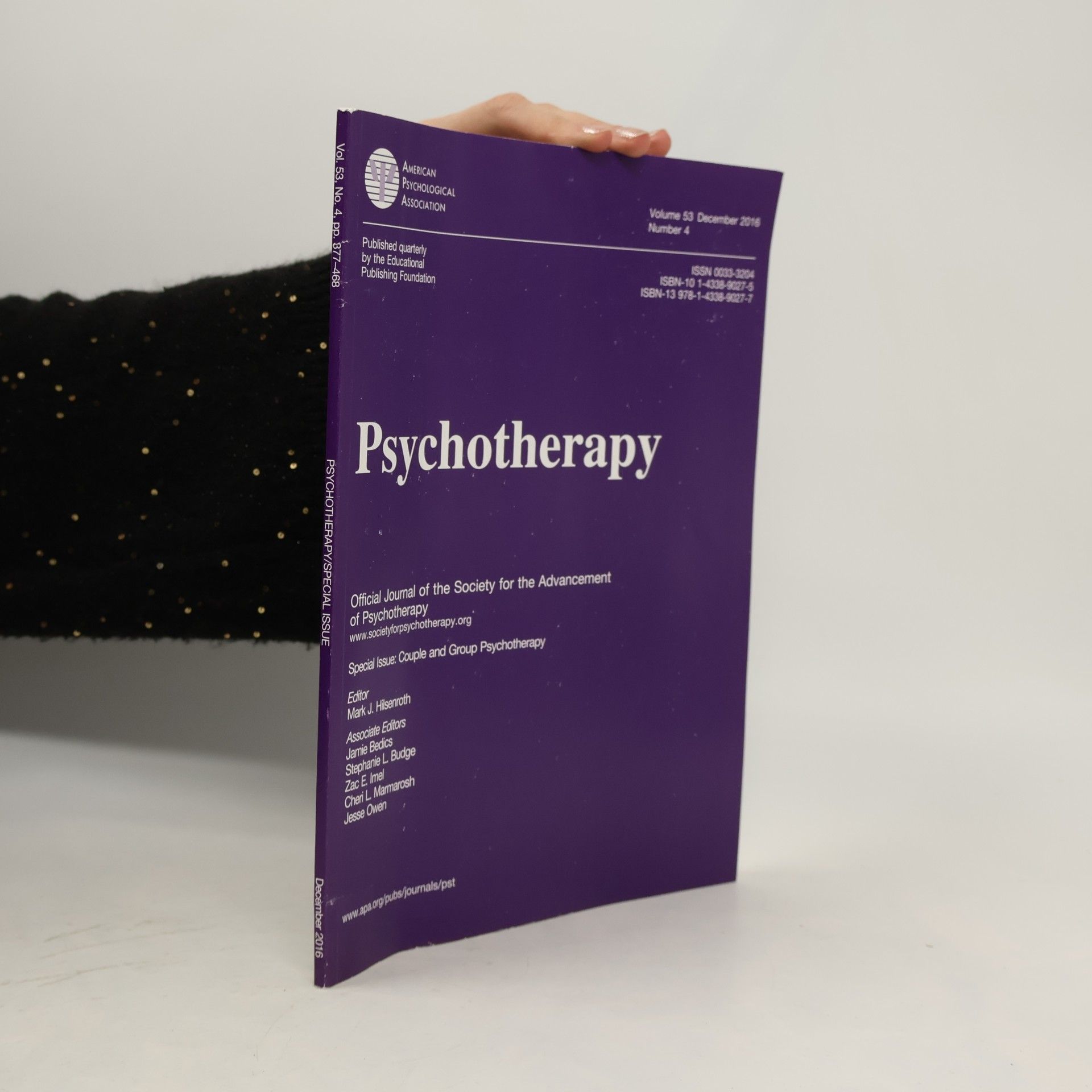 kolektiv Psychotherapy. Volume 53. Number 4
