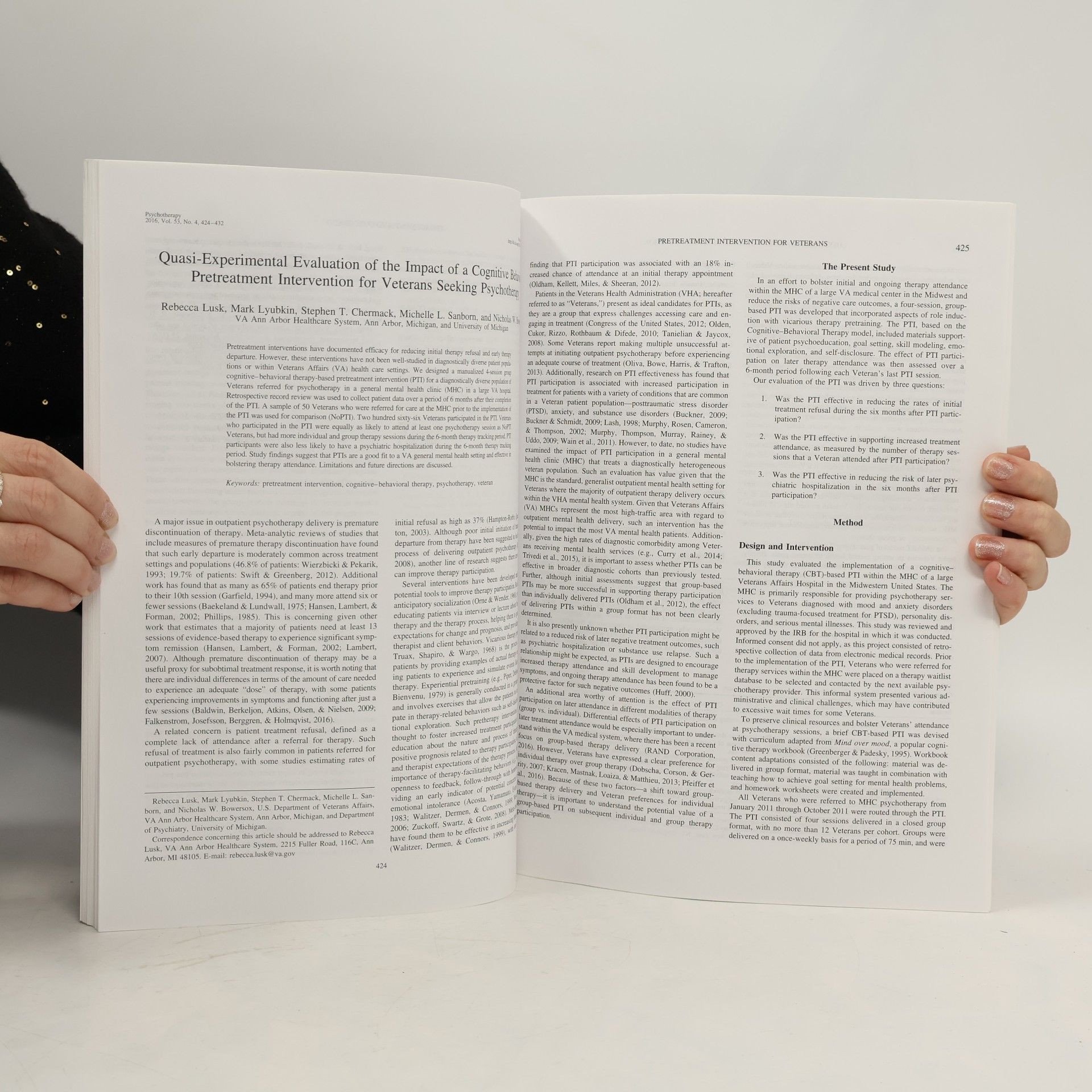 kolektiv Psychotherapy. Volume 53. Number 4