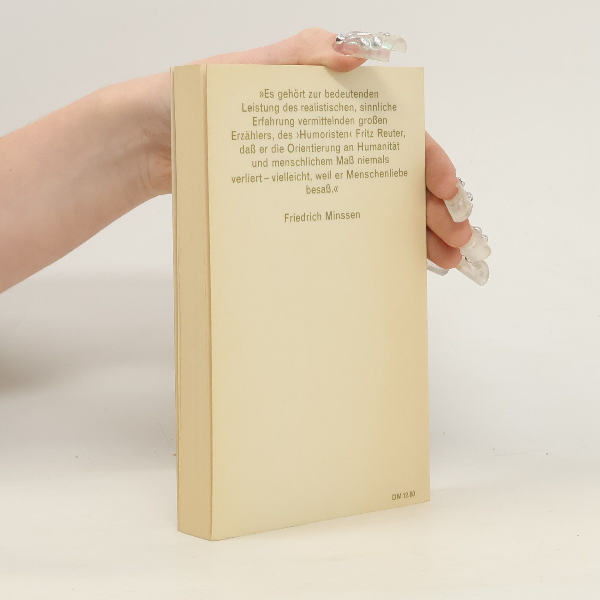 Fritz Reuter Autobiographische Romane