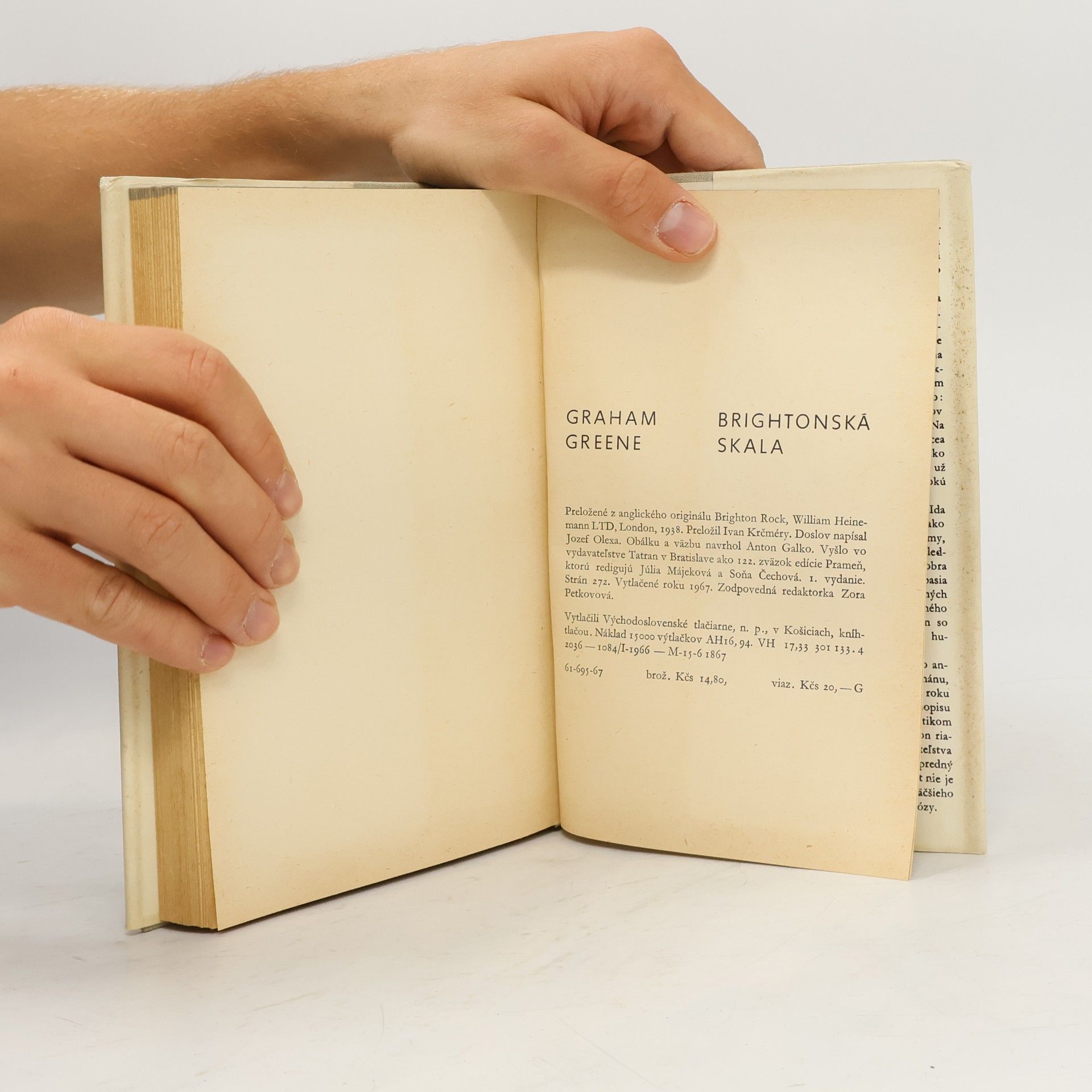 Graham Greene Brightonská skala