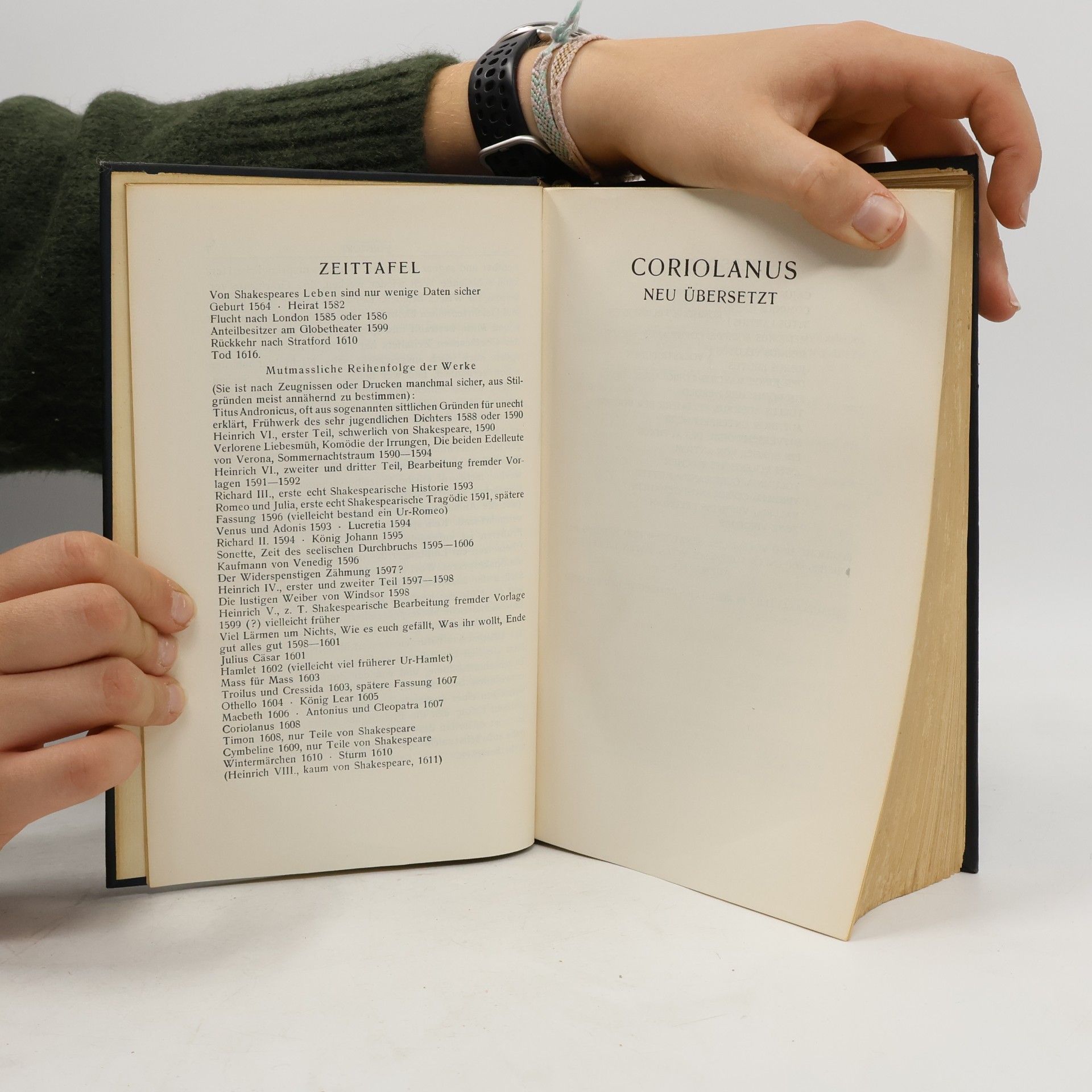 Shakespeare Shakespeare in deutscher Sprache I-VI