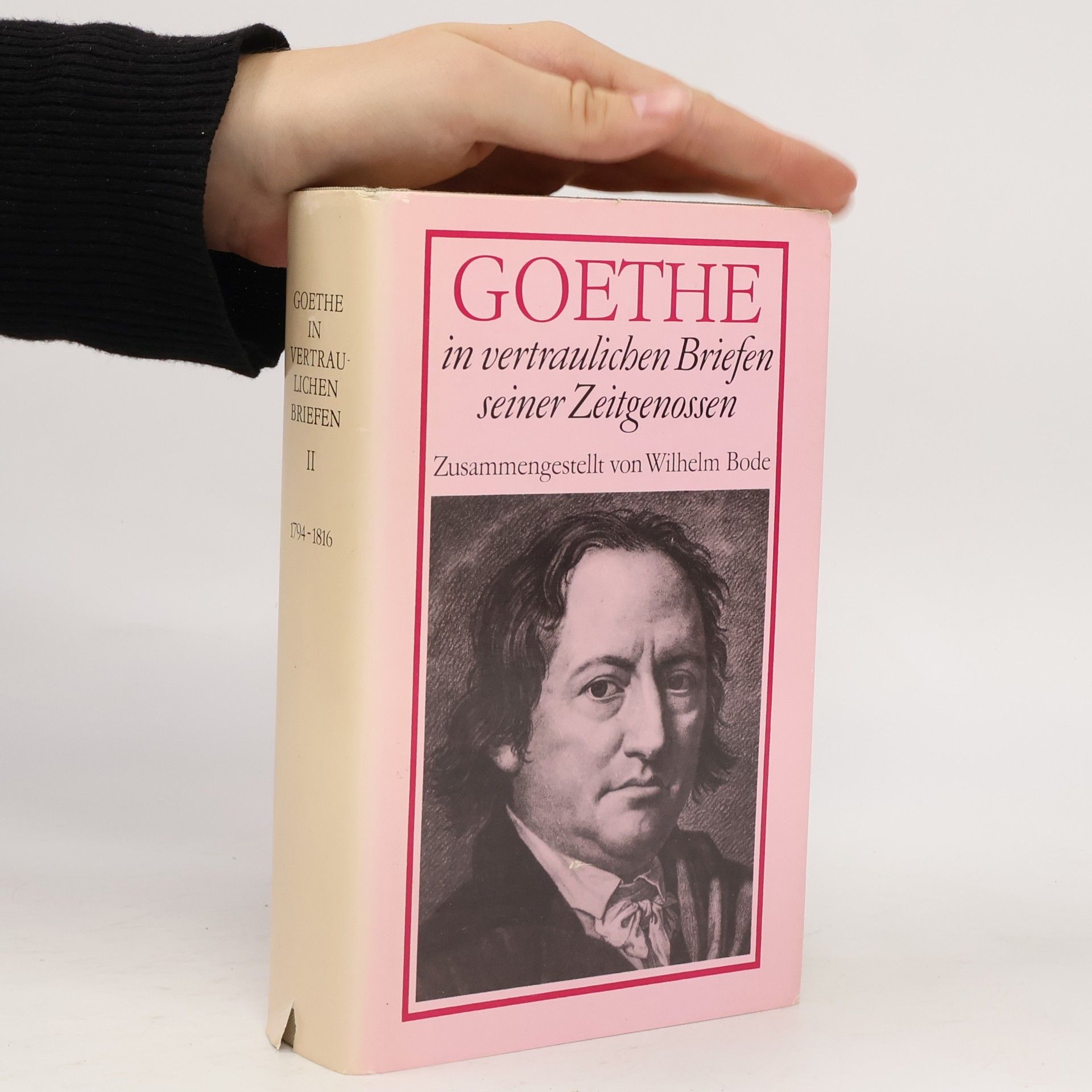 Goethe in vertraulichen Briefen seiner Zeitgenossen. Band 2