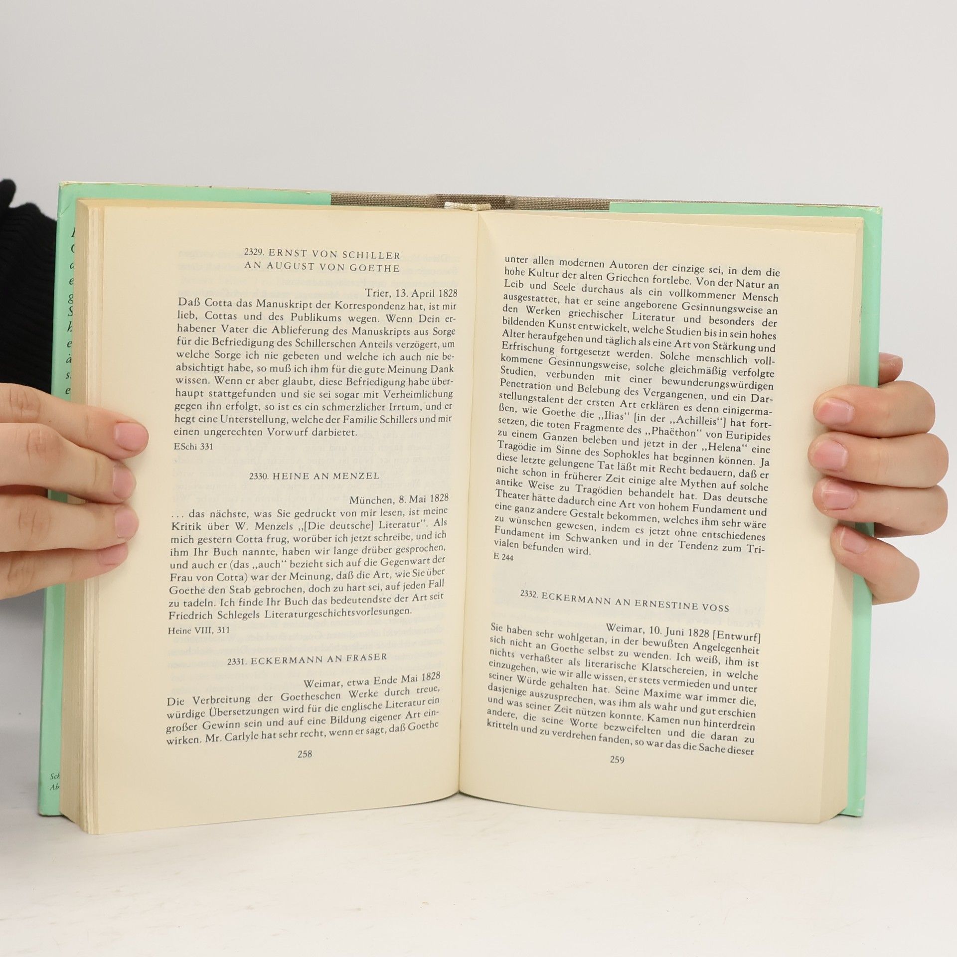 Wilhelm Bode Goethe in vertraulichen Briefen seiner Zeitgenossen III.