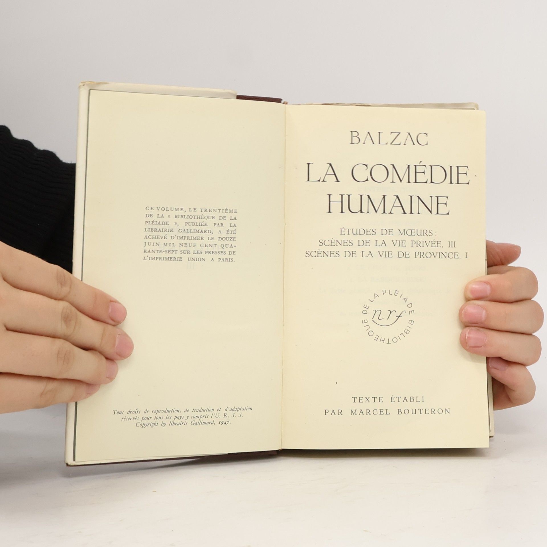 Honoré de Balzac La comédie humaine