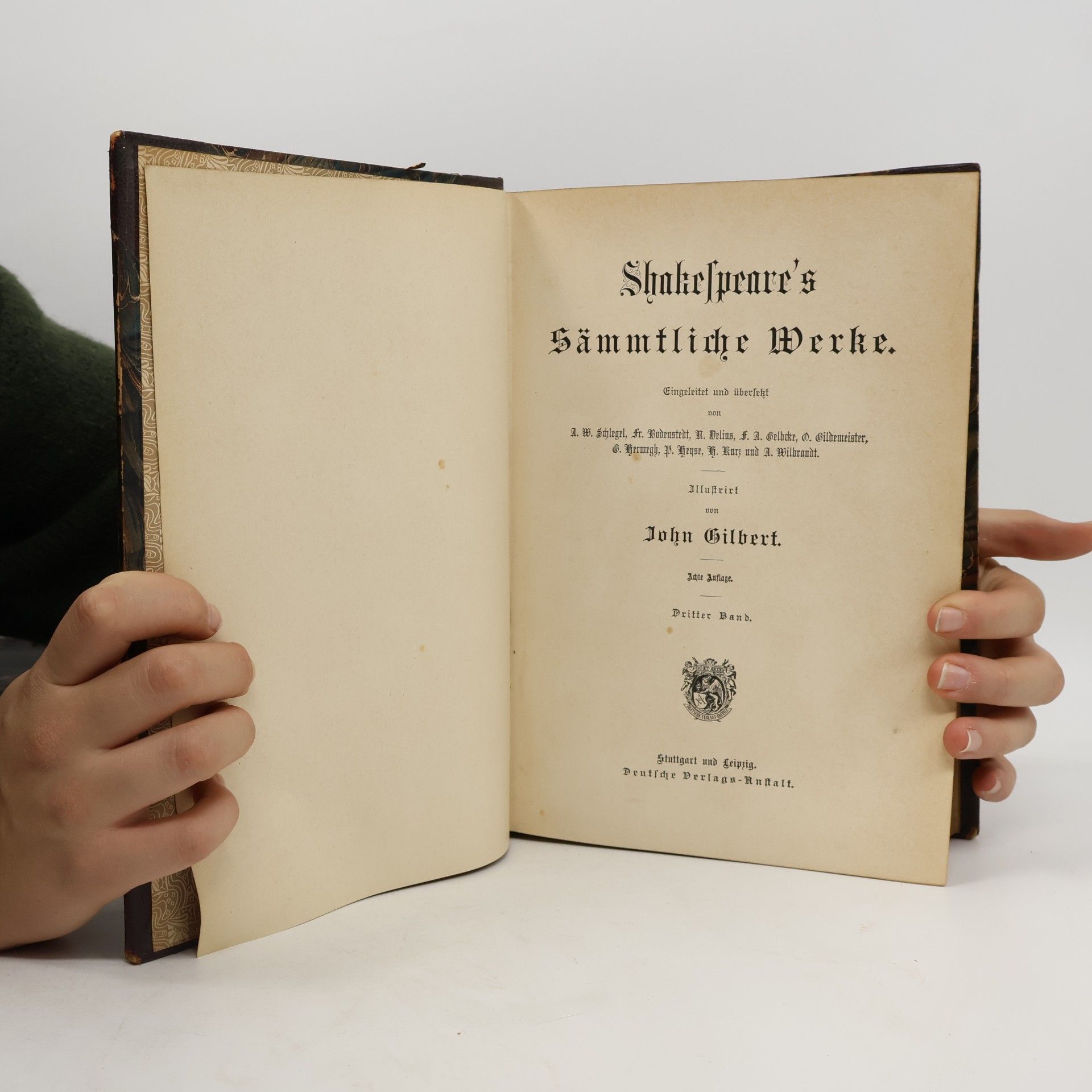 Shakespeare Shakespeare's Sämmtliche Werke Band I.-IV.