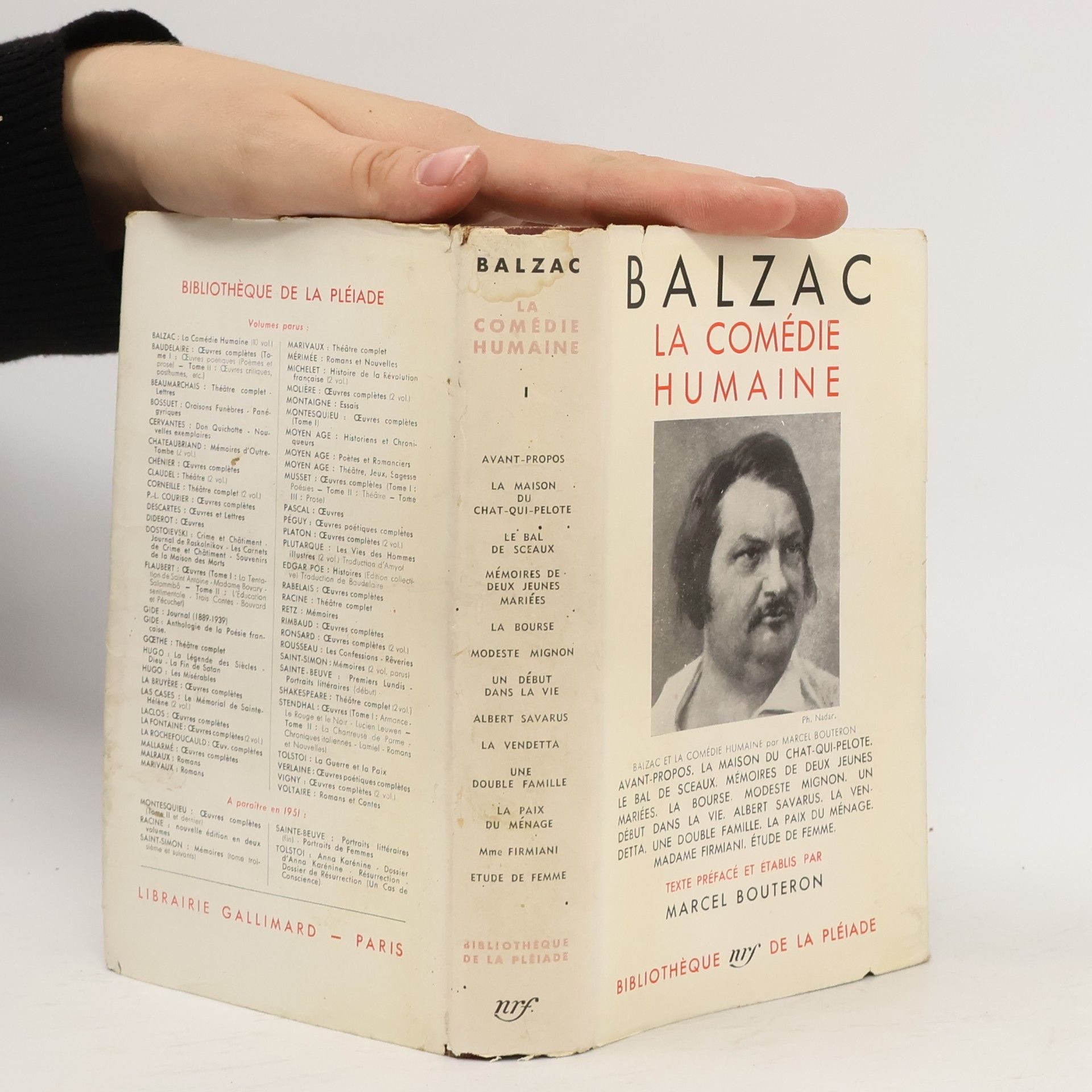 Honoré de Balzac La Comédie Humaine I.