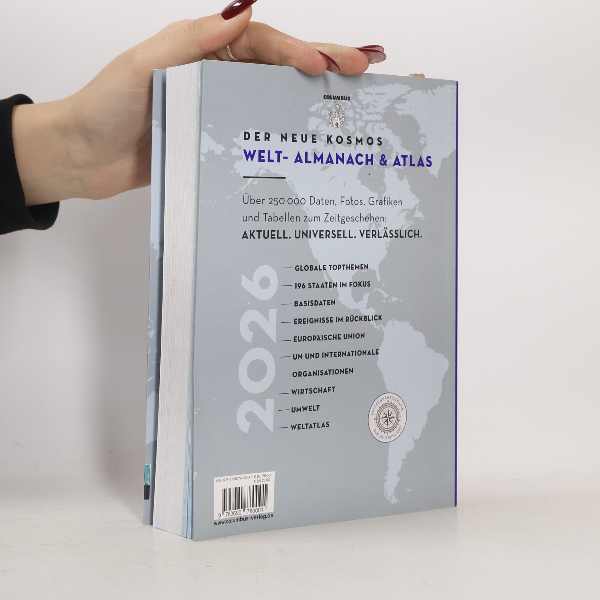 AA.VV. Der neue Kosmos Welt-Almanach & Atlas 2026: Daten. Fakten. Karten. Topthema: Aufbruch in eine neue Welt
