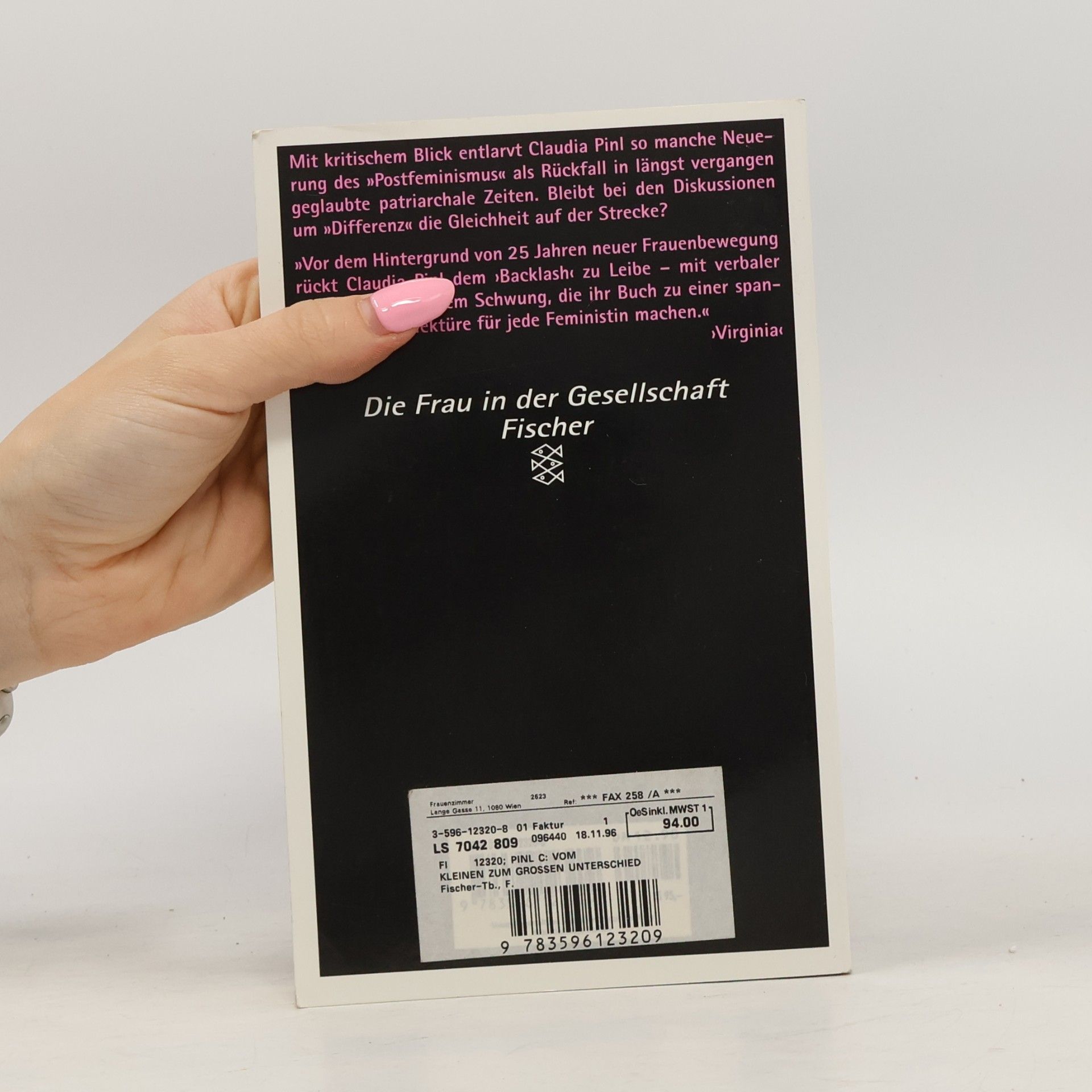 Claudia Pinl Vom kleinen zum grossen Unterschied