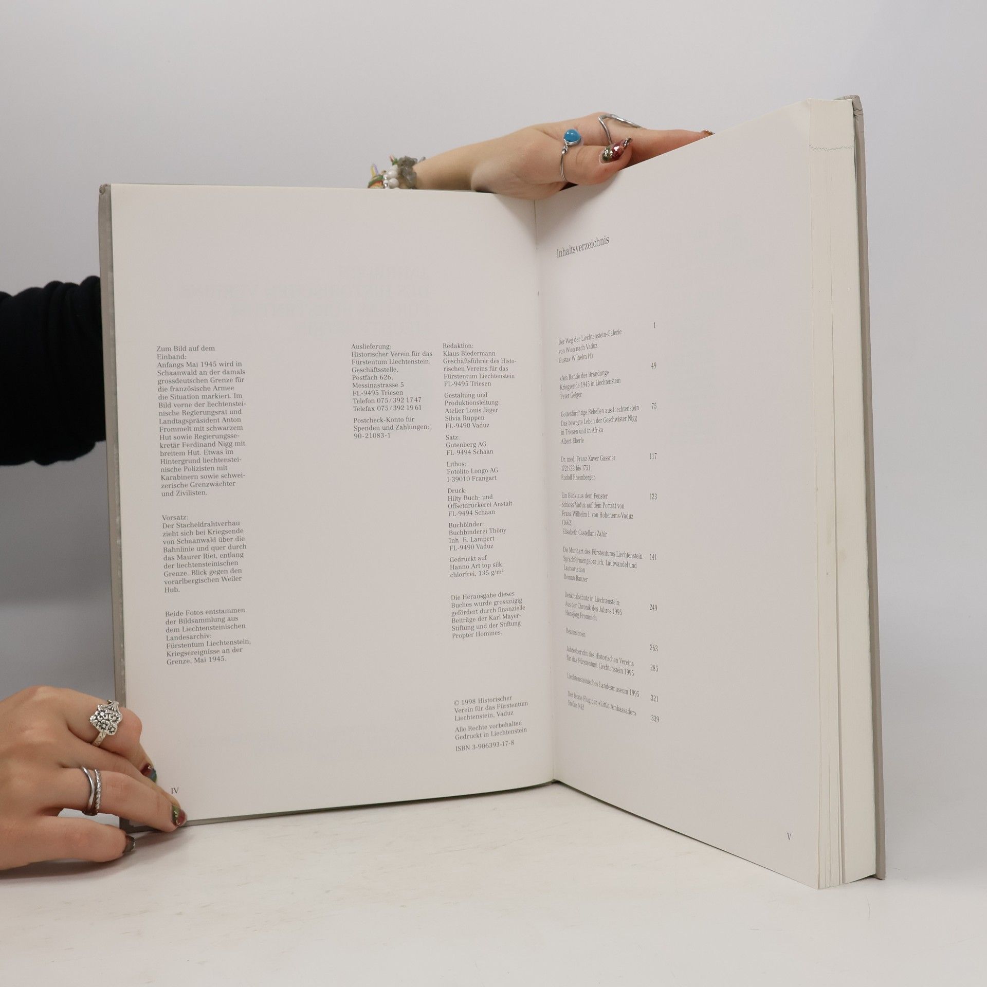 Jahrbuch des Historischen Vereins für das Fürstentum Liechtenstein