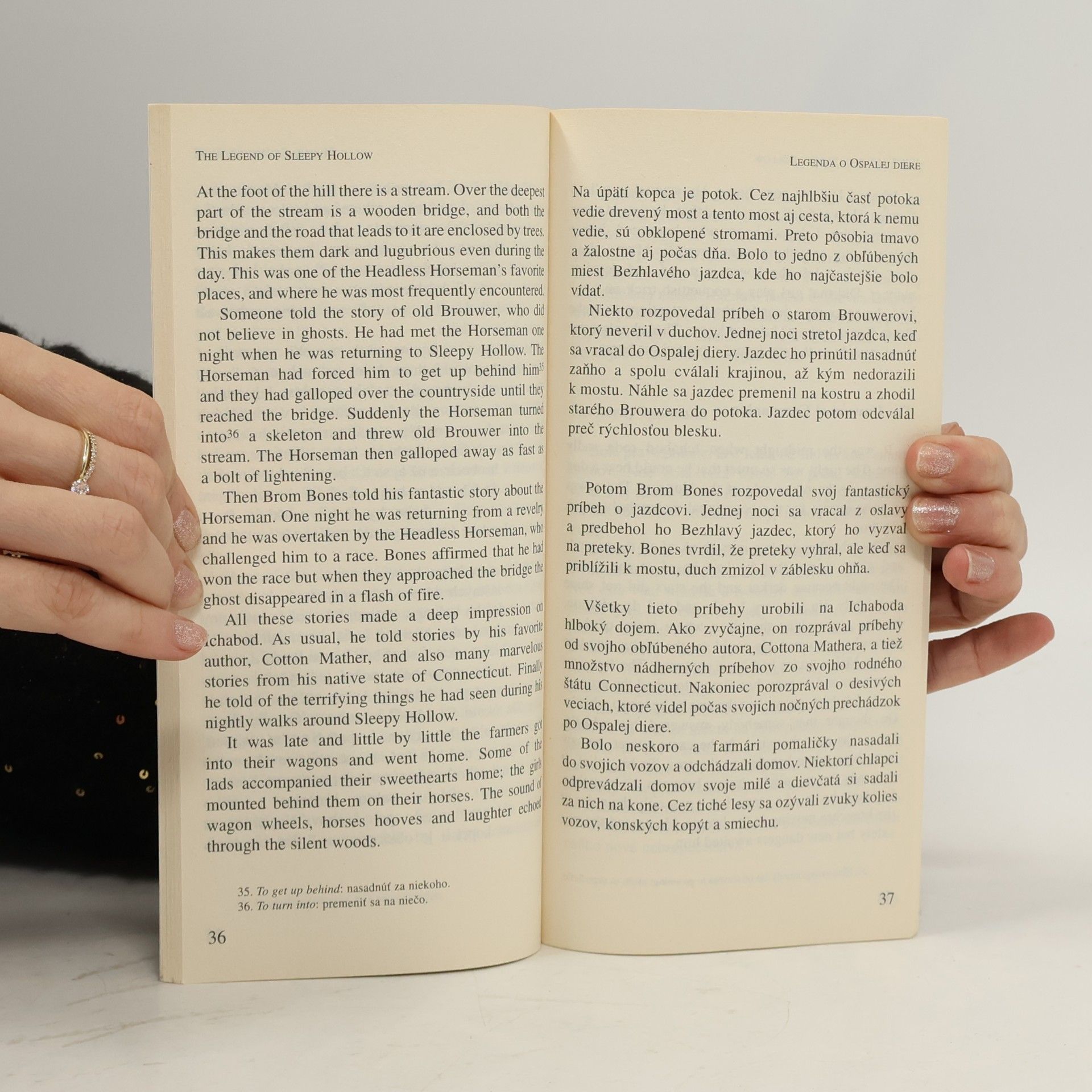 Washington Irving Legenda o Ospalej diere. The Legend of Sleepy Hollow