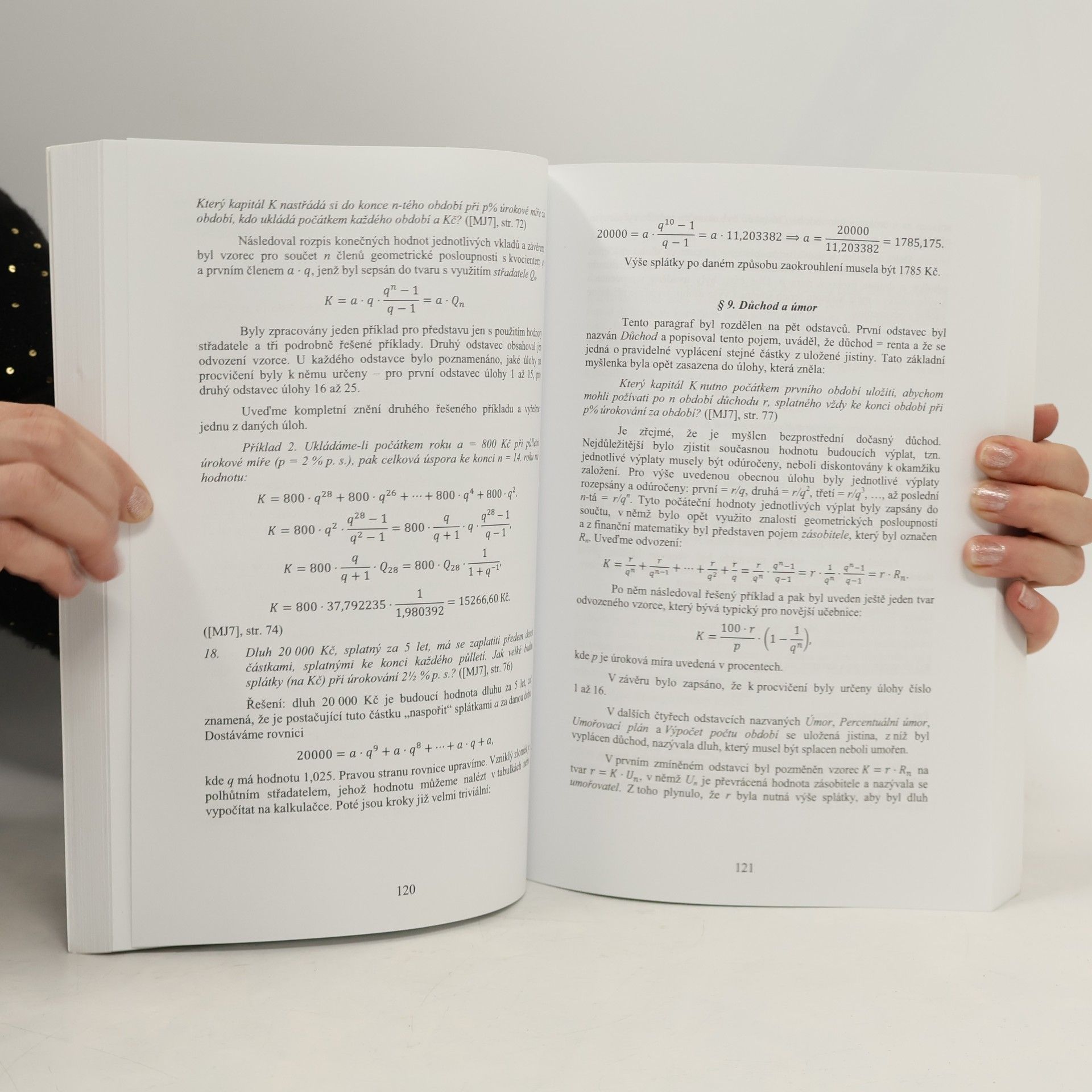 Martin Melcer Dějiny matematiky - 55: Finanční matematika v českých učebnicích : (od Marchetovy reformy)