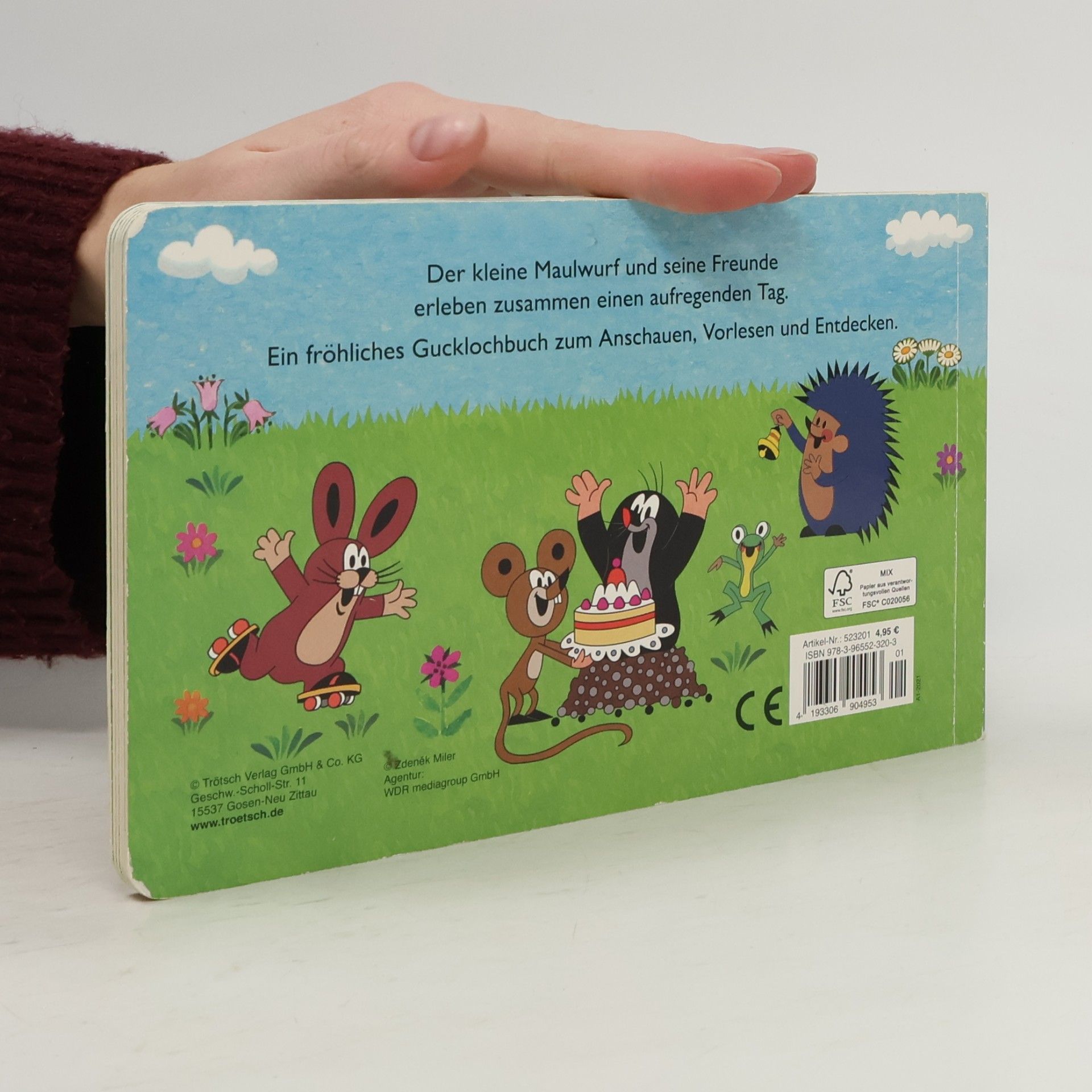 Autorenkollektiv Trötsch Der kleine Maulwurf Mein erstes Gucklochbuch Pappenbuch. Beschäftigungsbuch Spielbuch Entdeckerbuch