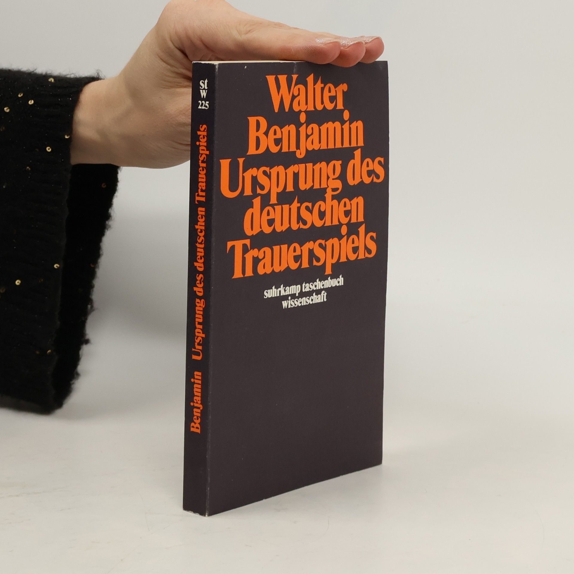 Walter Benjamin Ursprung des deutschen Trauerspiels