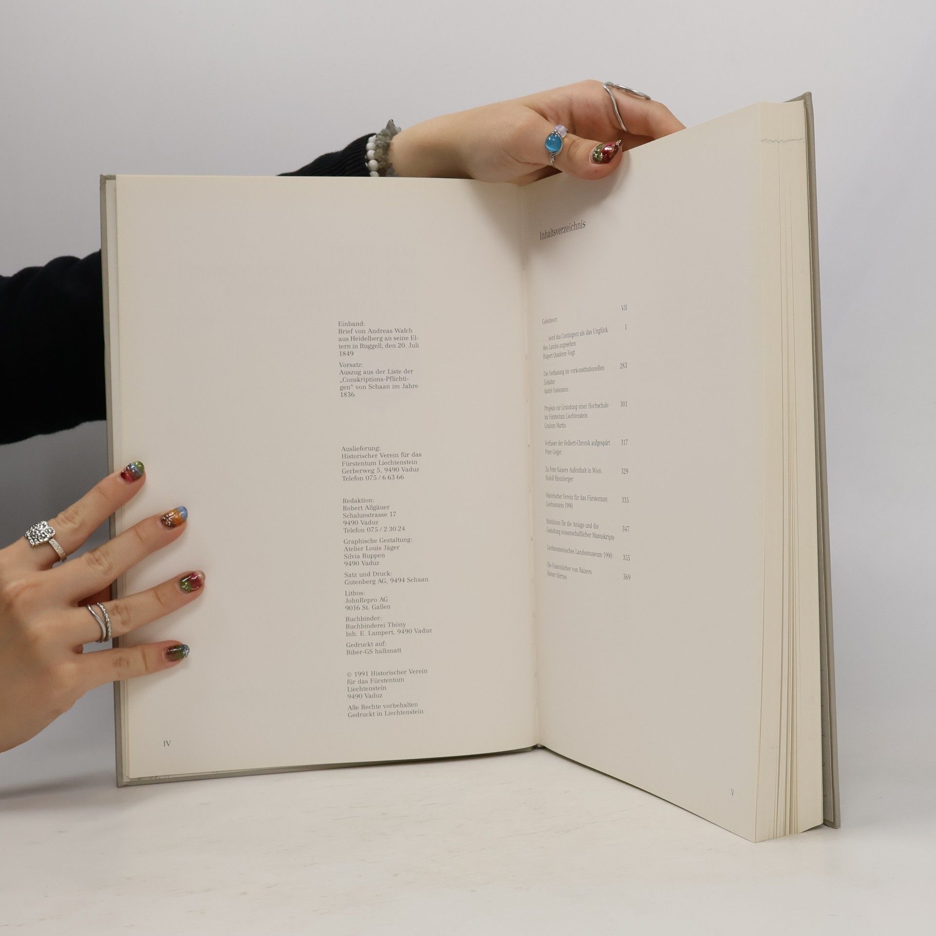 kolektiv Jahrbuch des Historischen Vereins für das Fürstentum Liechtenstein