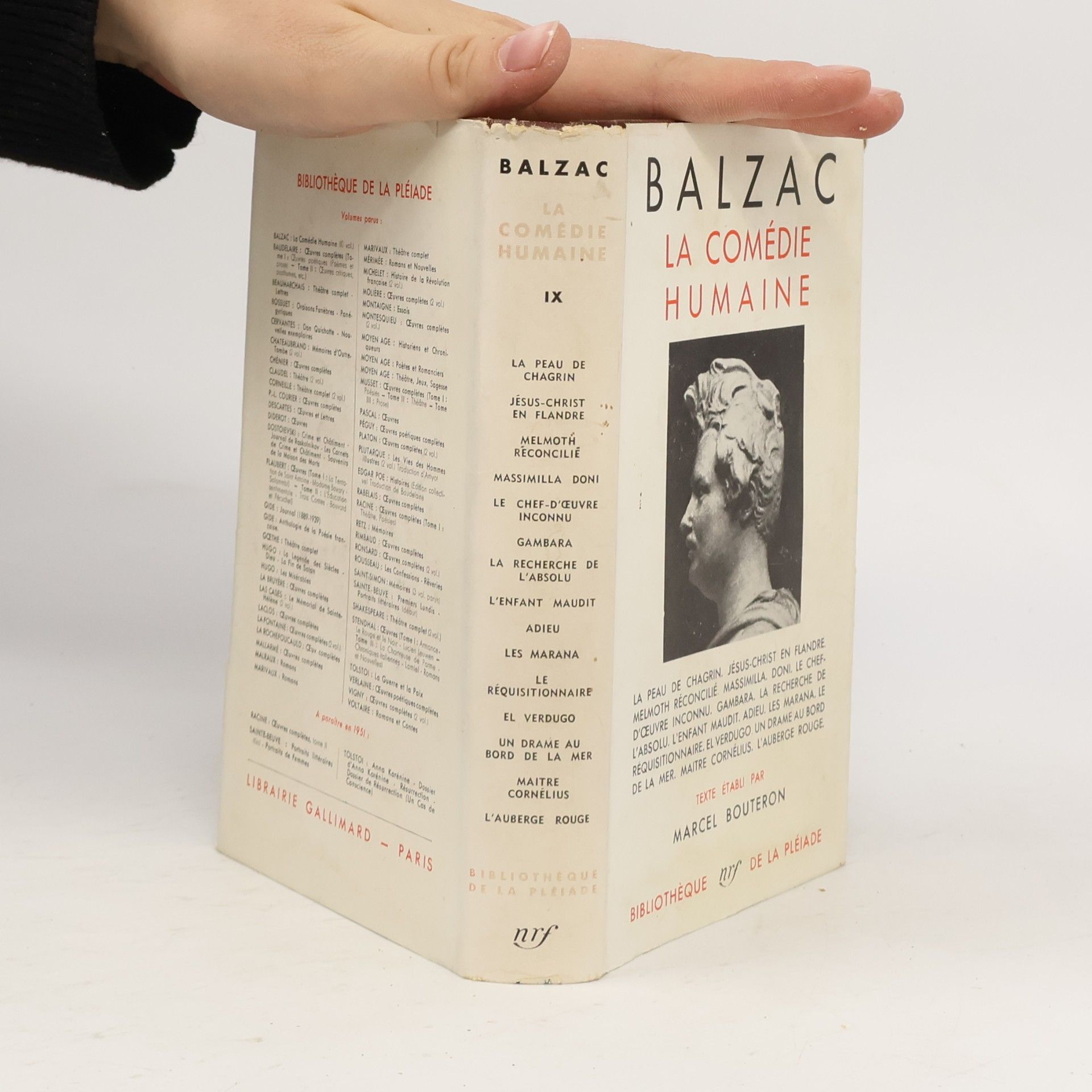 Honoré de Balzac La comédie humaine IX