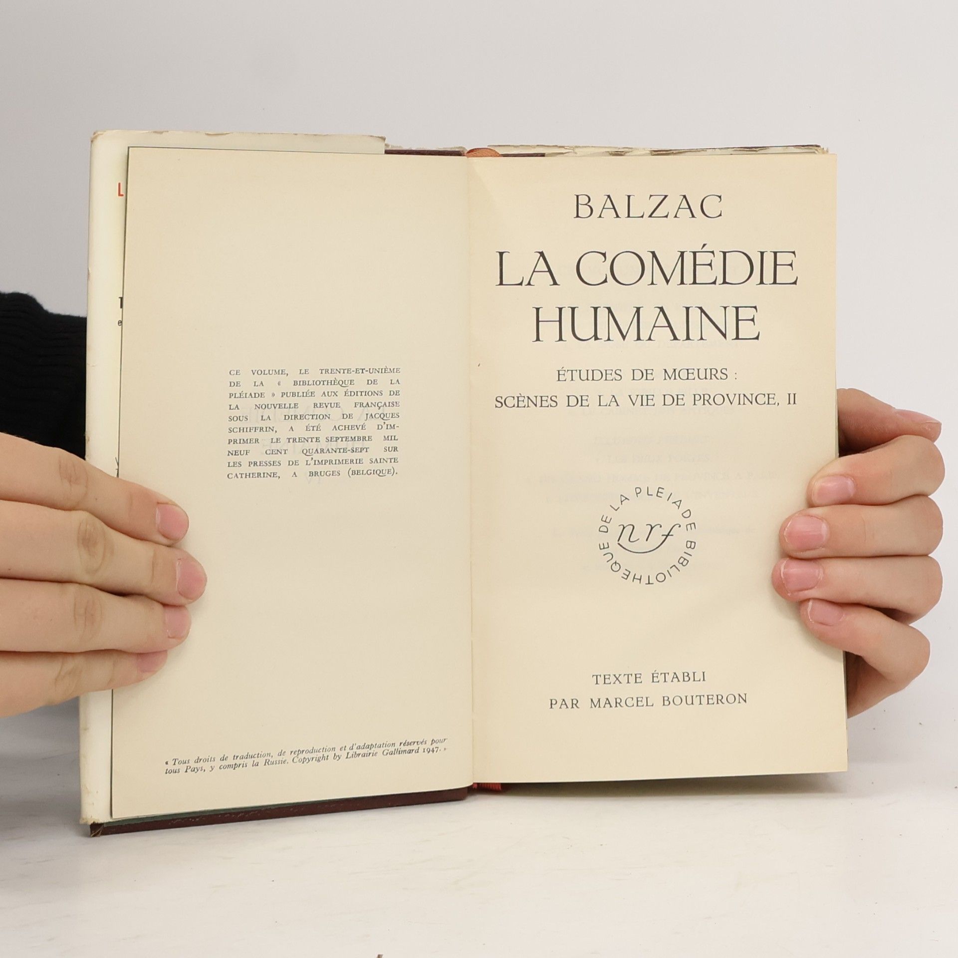 Honoré de Balzac La Comédie Humaine IV.