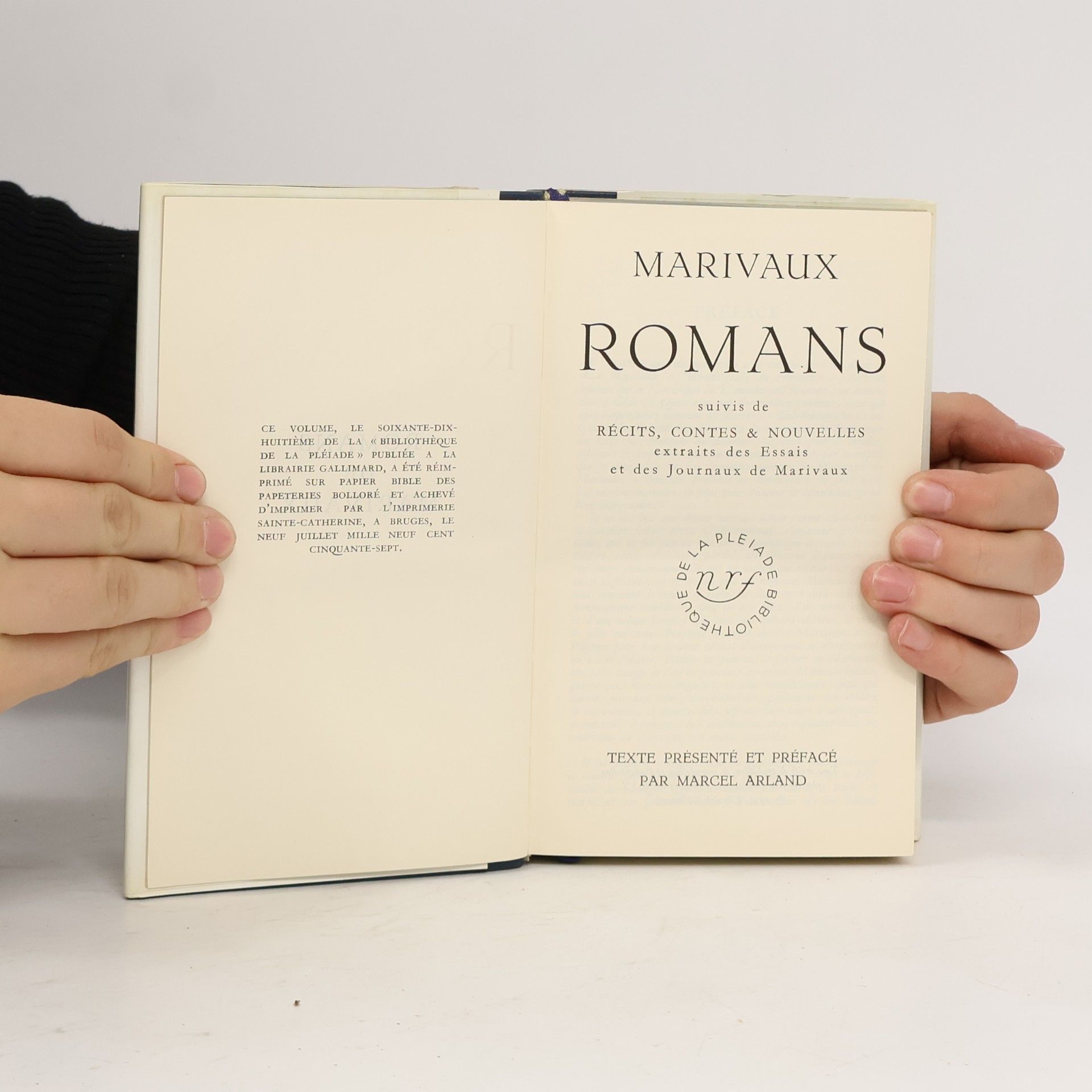 Pierre de Marivaux Romans