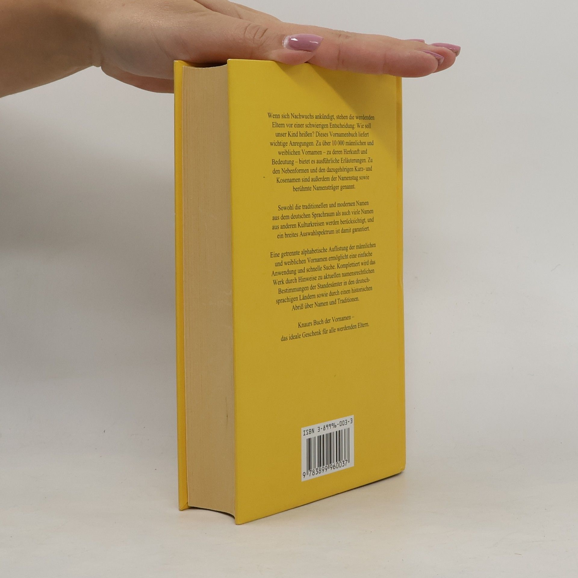 Margit Eberhard Wabnitz Knaurs Buch der Vornamen