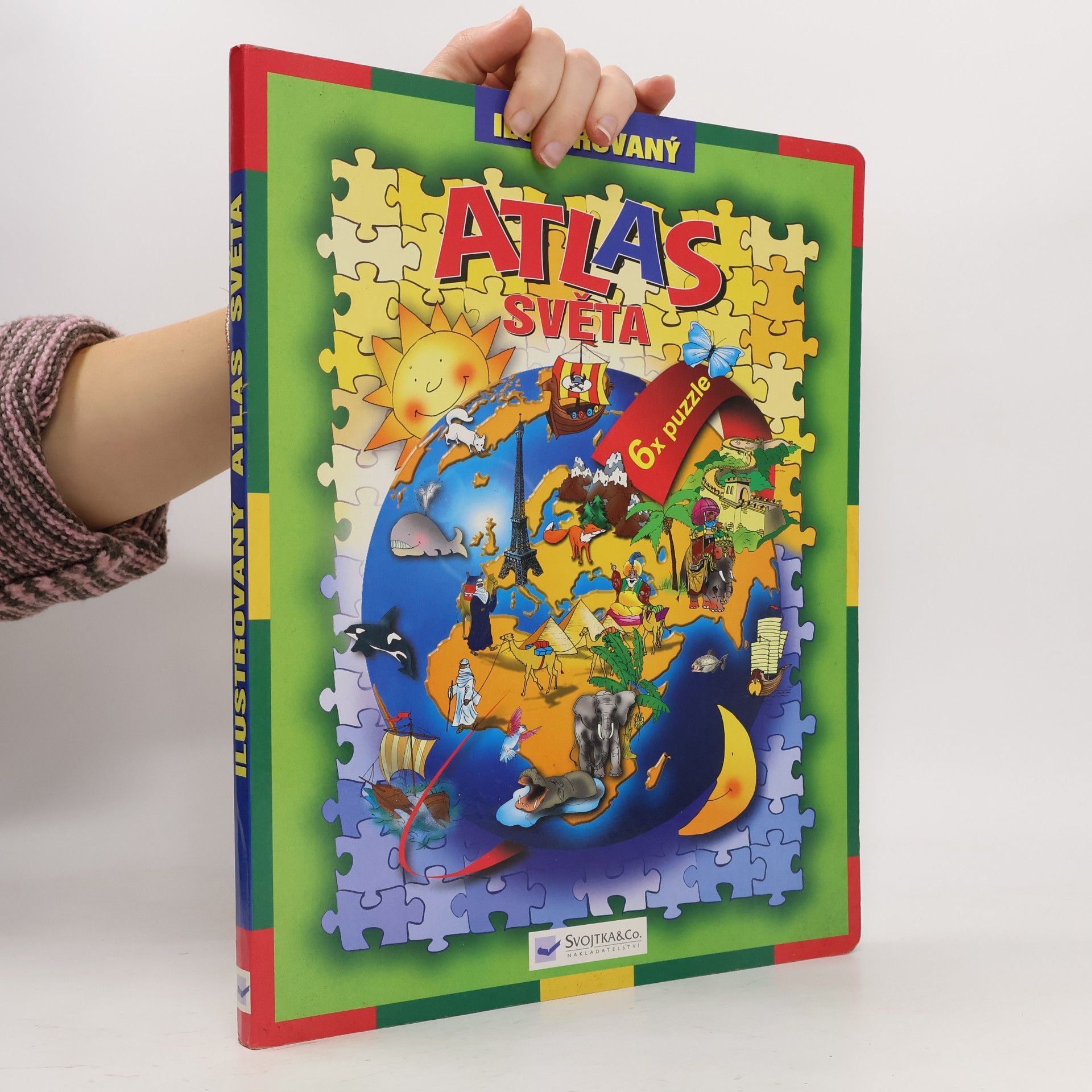 Autorenkollektiv Ilustrovaný atlas světa. 6 x puzzle