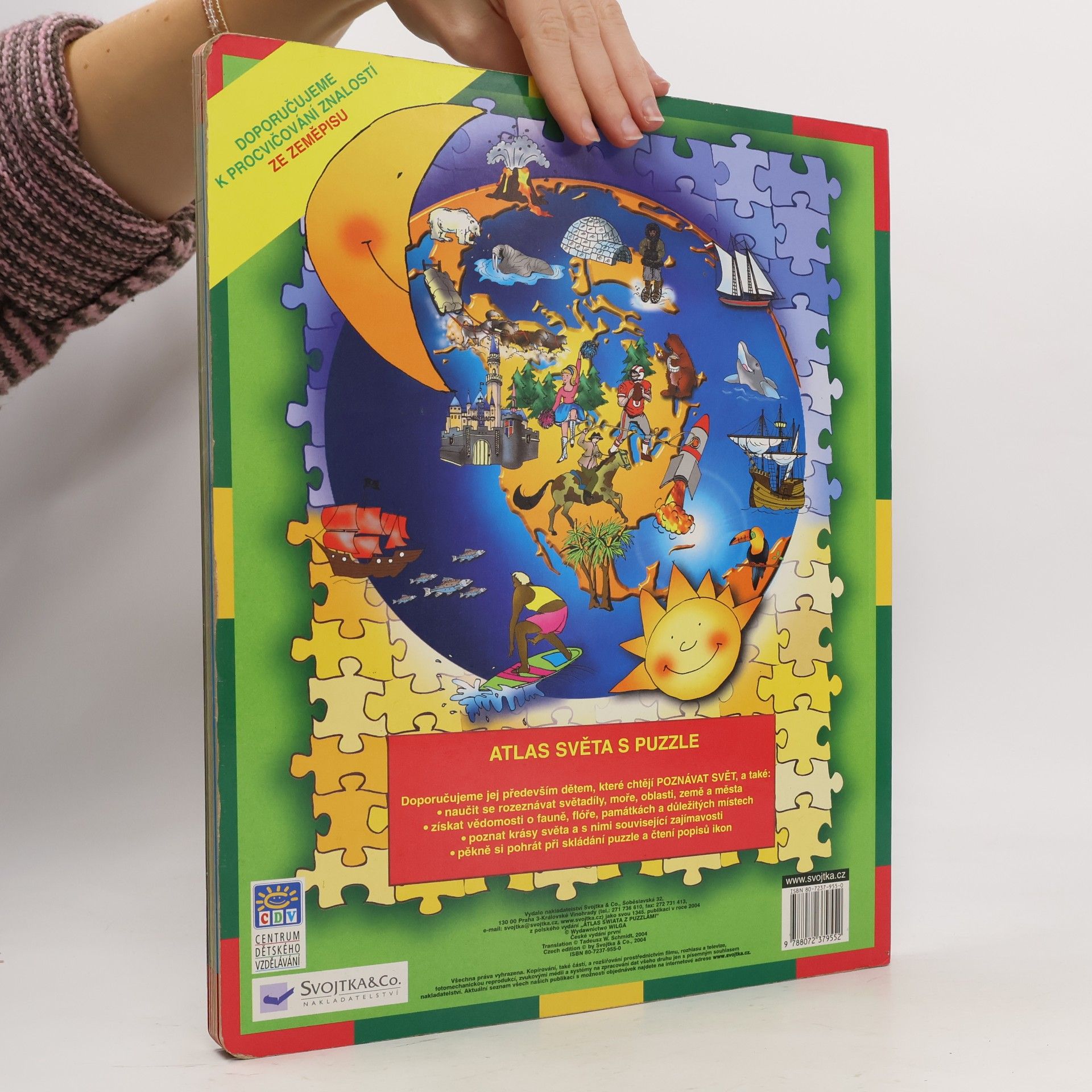 Autorenkollektiv Ilustrovaný atlas světa. 6 x puzzle