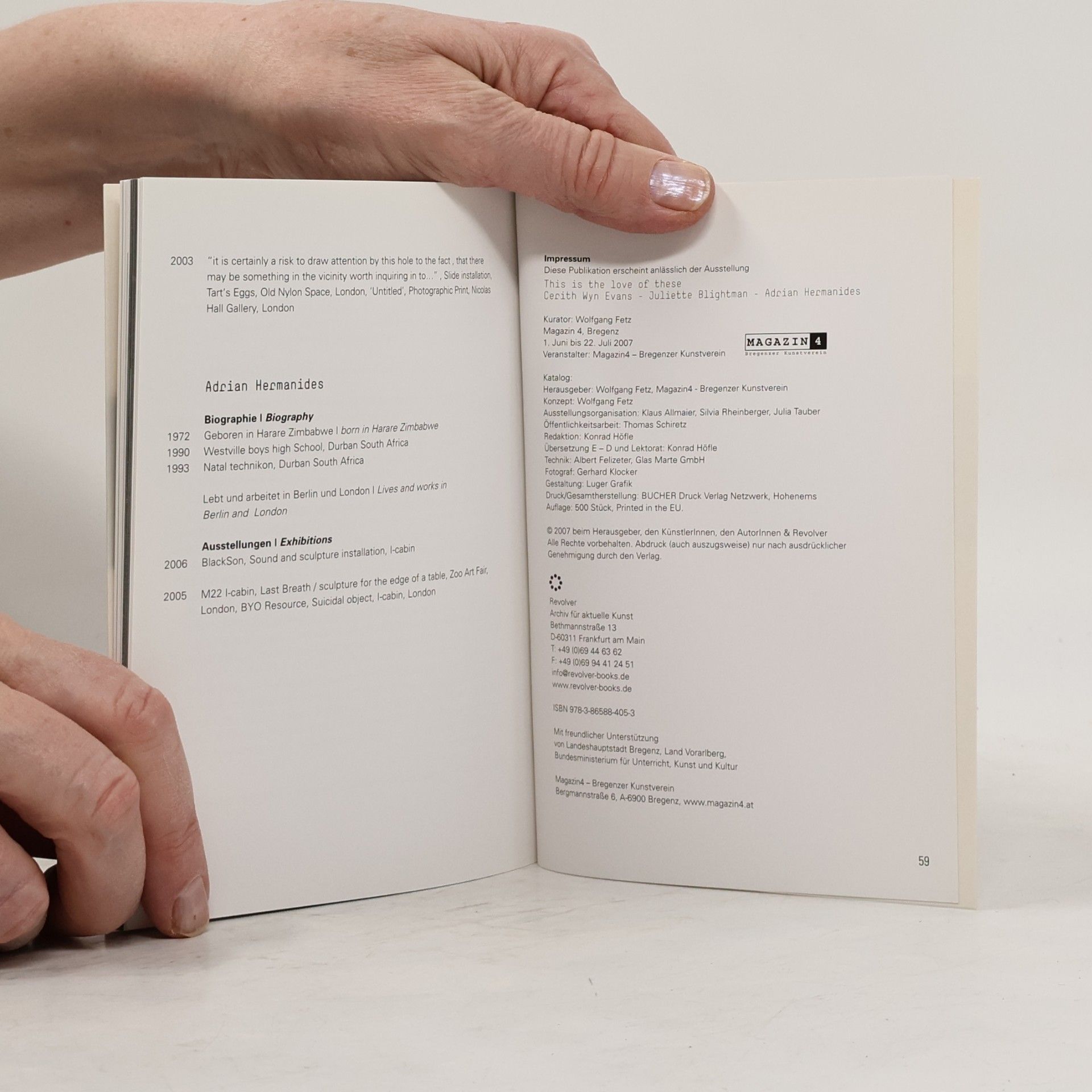 Cerith Wyn Evans Magazin 4 Disjecta - 12: This Is The Love Of These