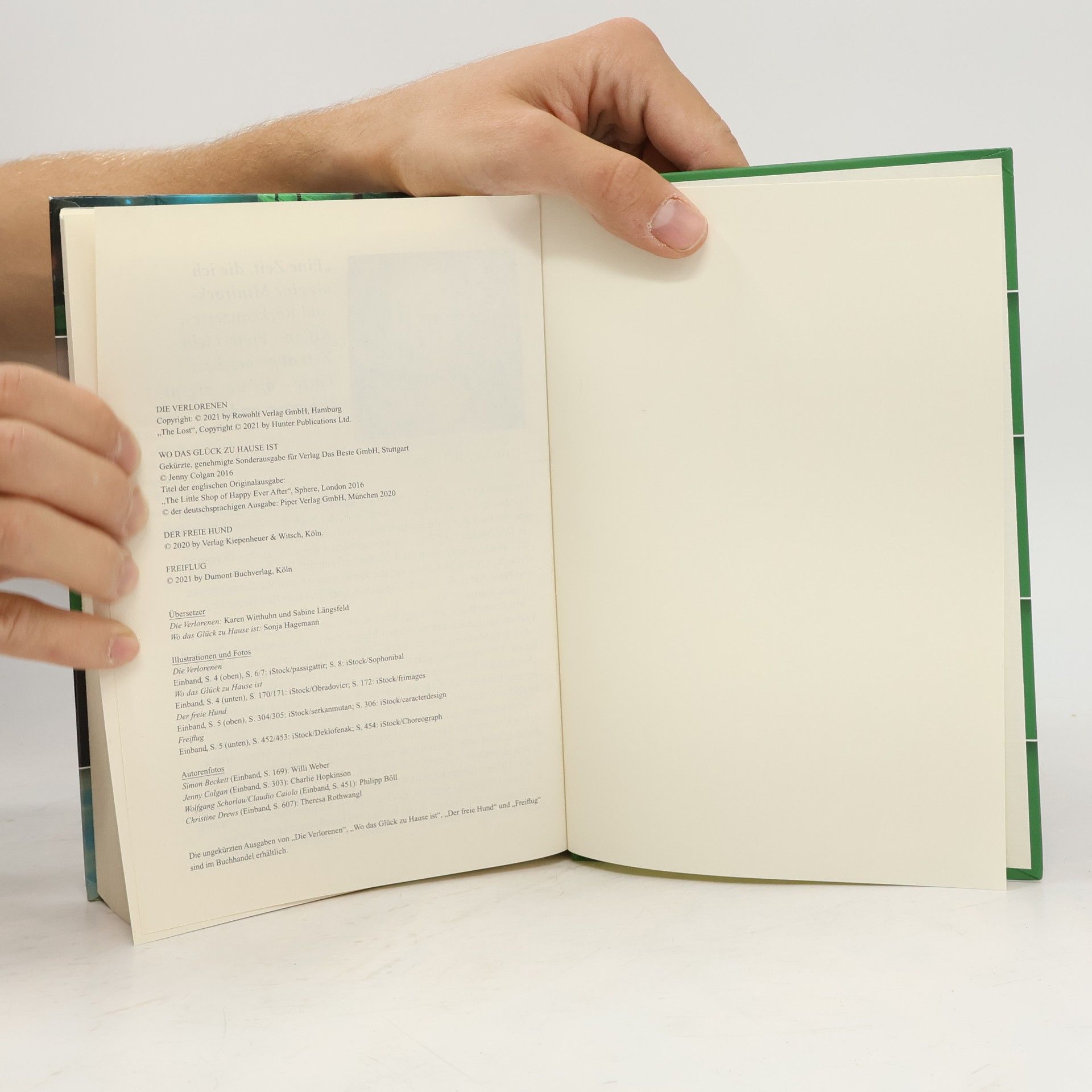 Autorenkollektiv Reader's Digest Auswahlbücher. Die Verlorenen / Wo das Glück zu Hause ist / Der freie Hund / Freiflug